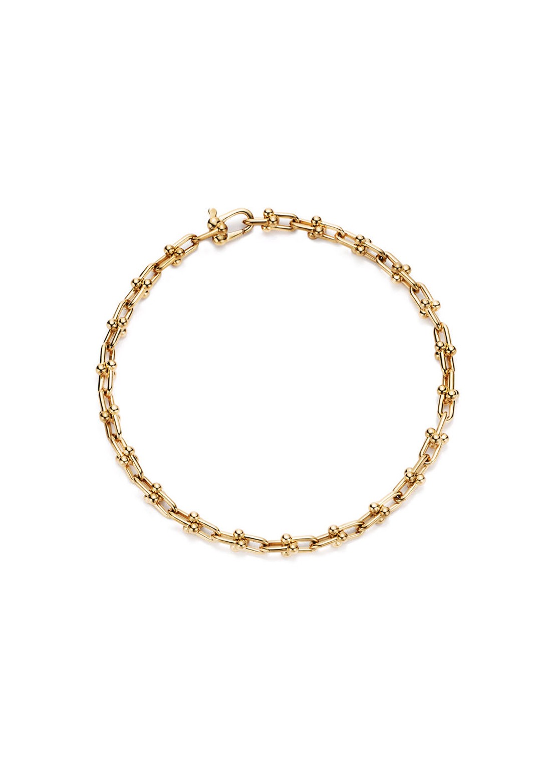 Tiffany & Co. Micro Link Large schakelarmband van 18 karaat geelgoud 10223 - voorkant undefined