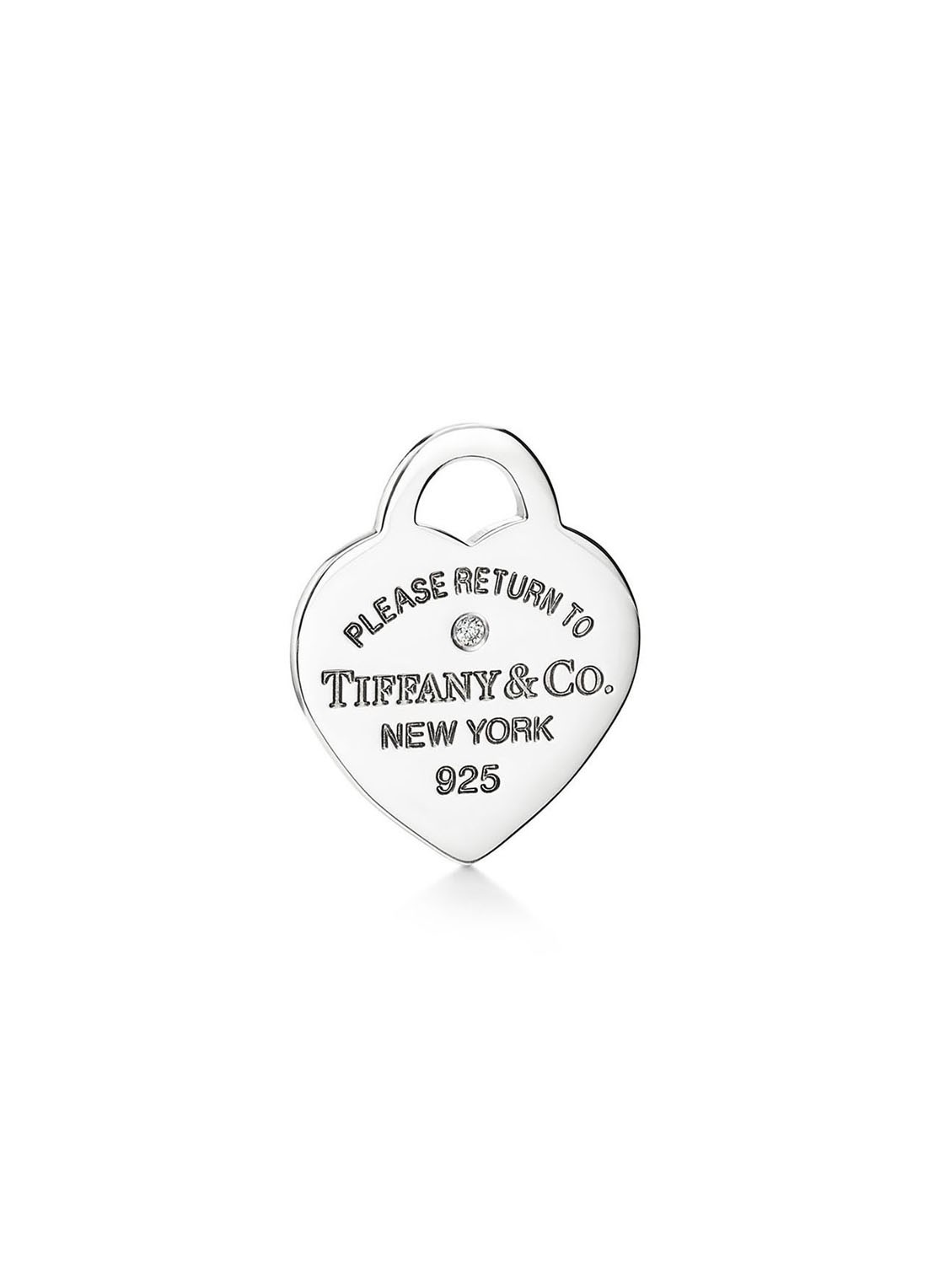 Tiffany & Co. Mini oorringen van sterling zilver met diamant 30952 - detail 3 undefined