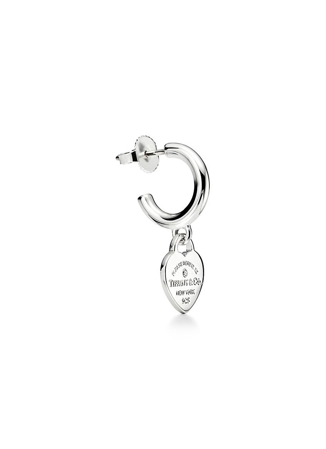 Tiffany & Co. Mini oorringen van sterling zilver met diamant 30952 - voorkant 5 undefined