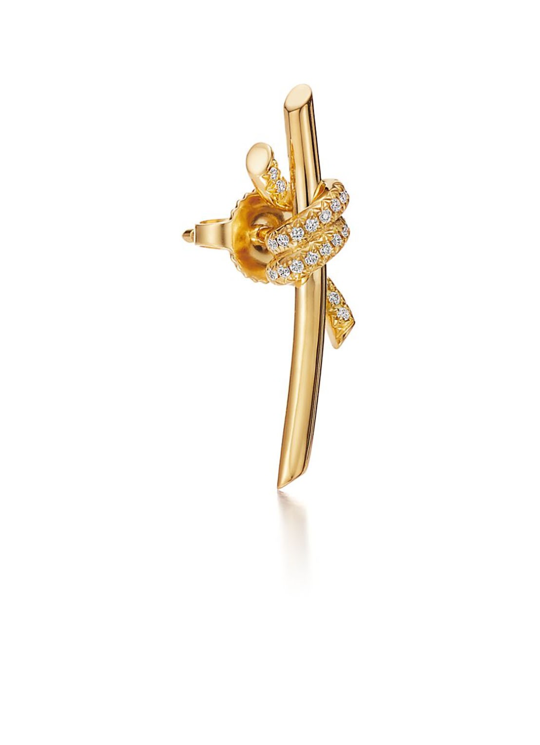 Tiffany & Co. Oorhangers van 18 karaat geelgoud met diamant 6549 - voorkant 4 undefined