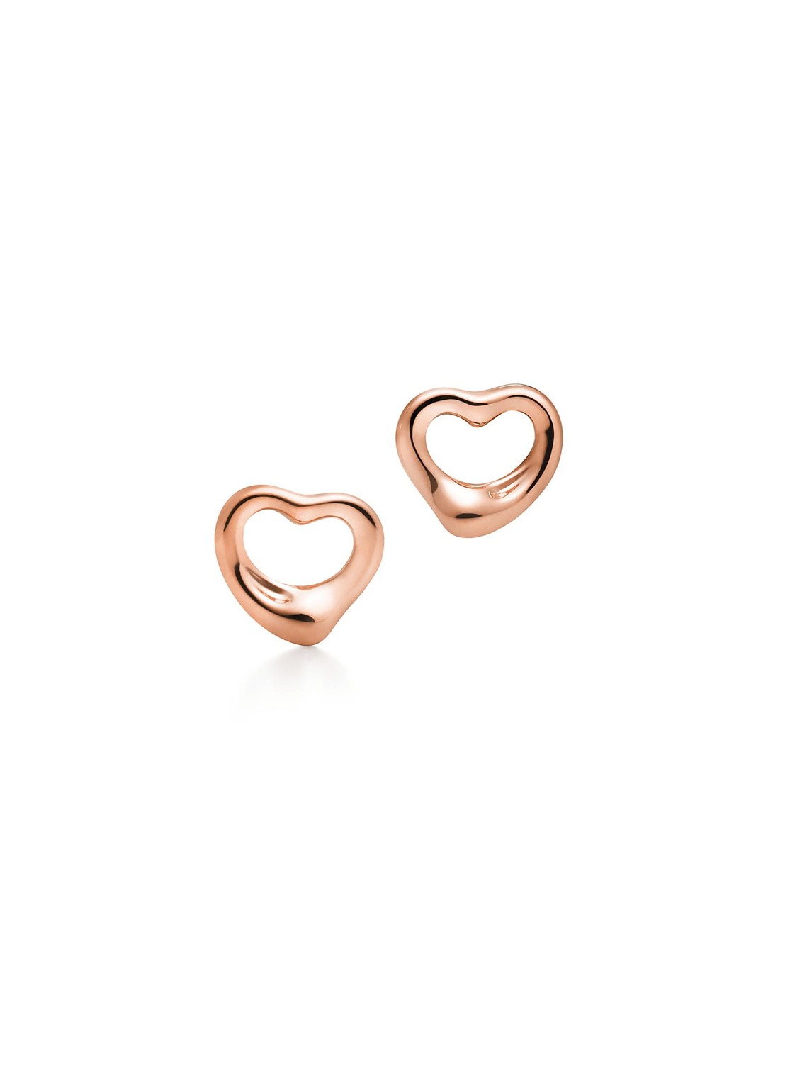 Tiffany & Co. Open Heart oorknopjes van 18 karaat roségoud, 11 mm 59089 - voorkant 3 undefined