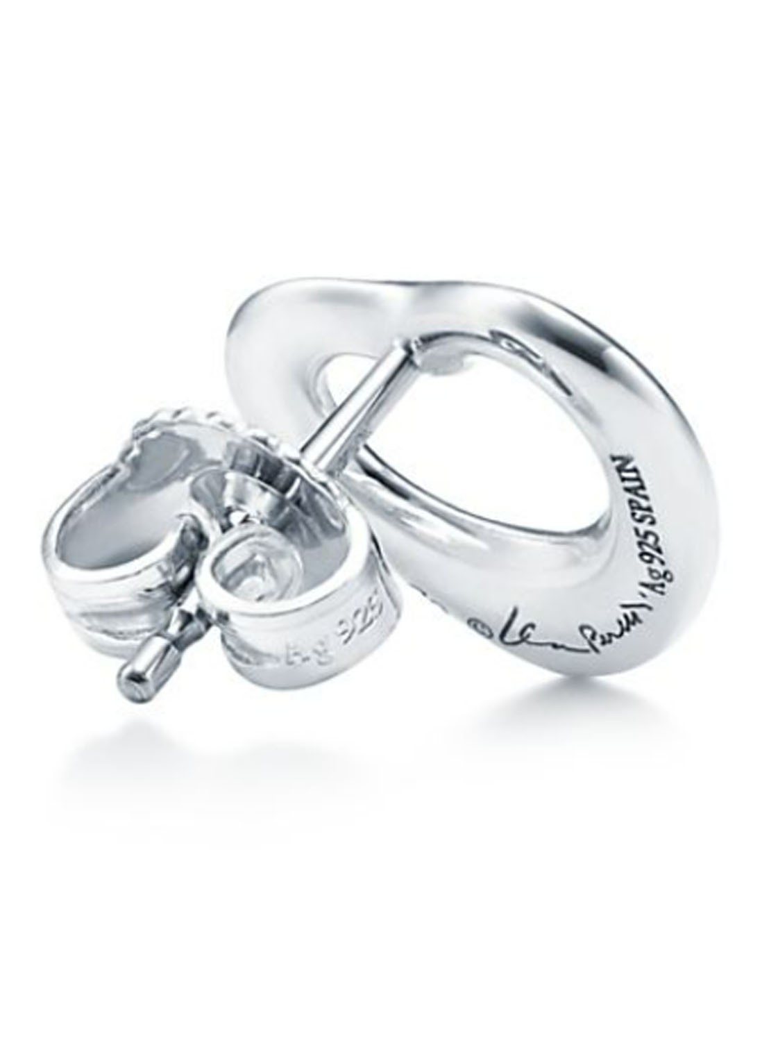 Tiffany & Co. Open Heart oorknopjes van sterling zilver 51001 - detail undefined