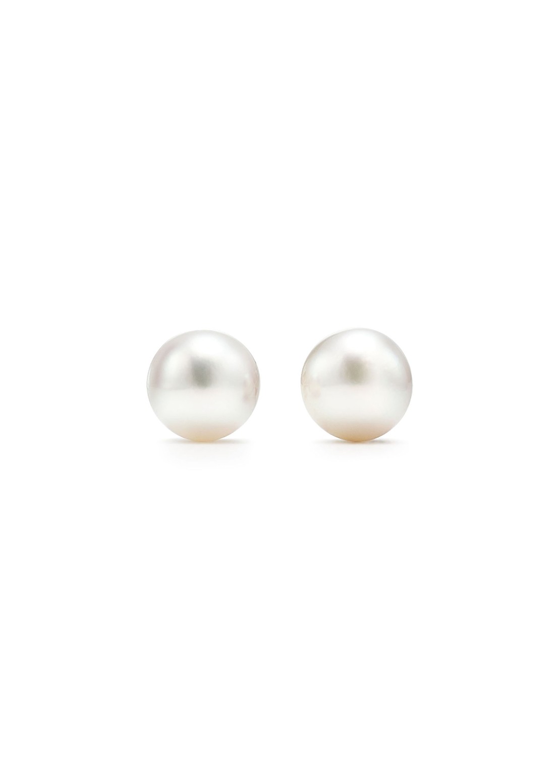 Tiffany & Co. Parel oorbellen van 18 karaat witgoud, 6-6.5 mm 41229 - voorkant undefined