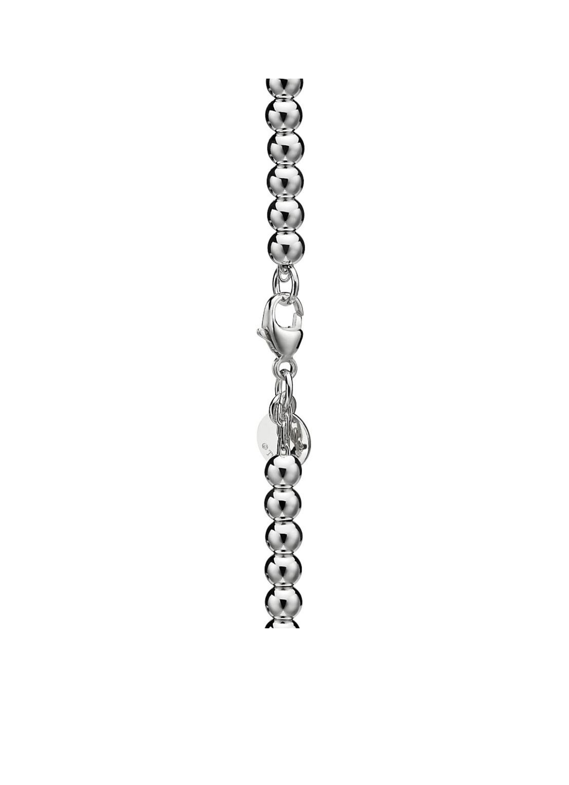 Tiffany & Co. Pink Mini Heart kralenarmband van sterling zilver met diamant, 4 mm 18481 - detail 5 undefined