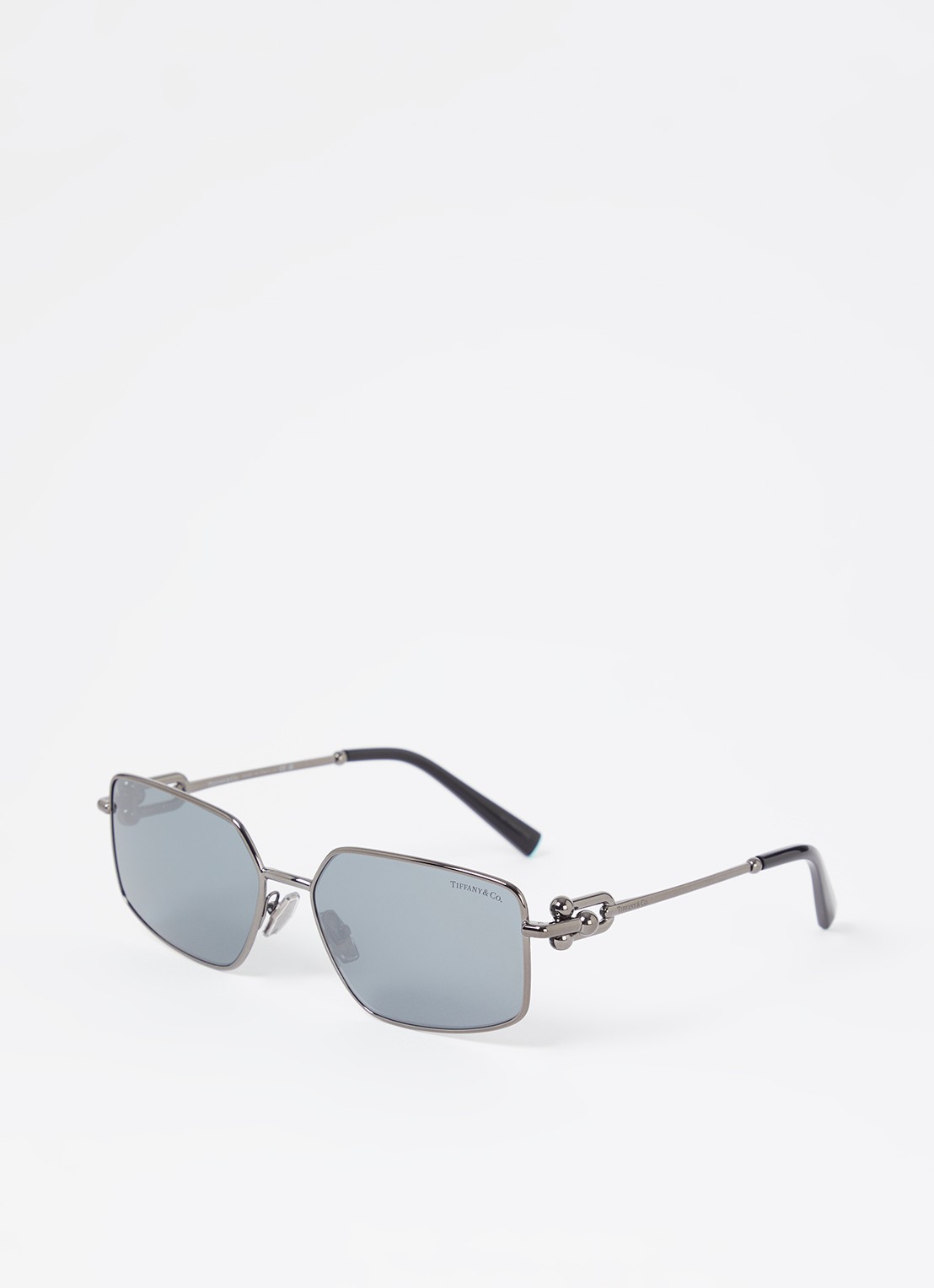 Tiffany & Co. Retro zonnebril TF3111 - voorkant 4 donkergrijs