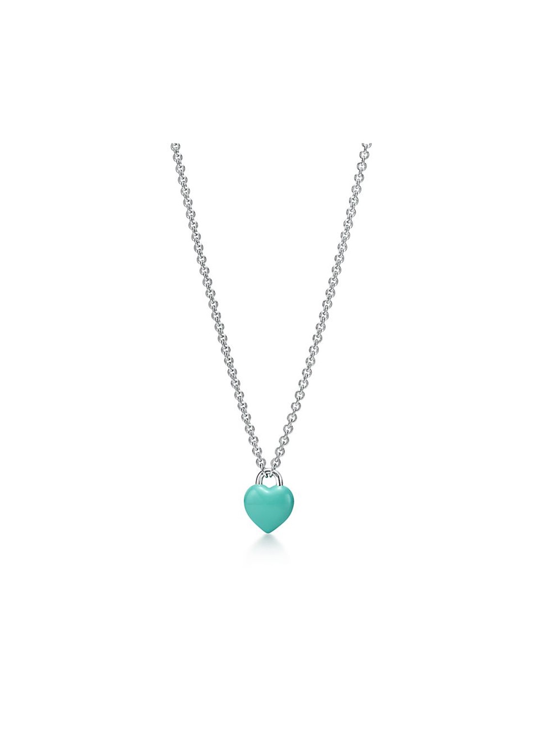Tiffany & Co. Return to Tiffany® Full Heart ketting van sterling zilver met Tiffany Blue® 84605 - detail undefined