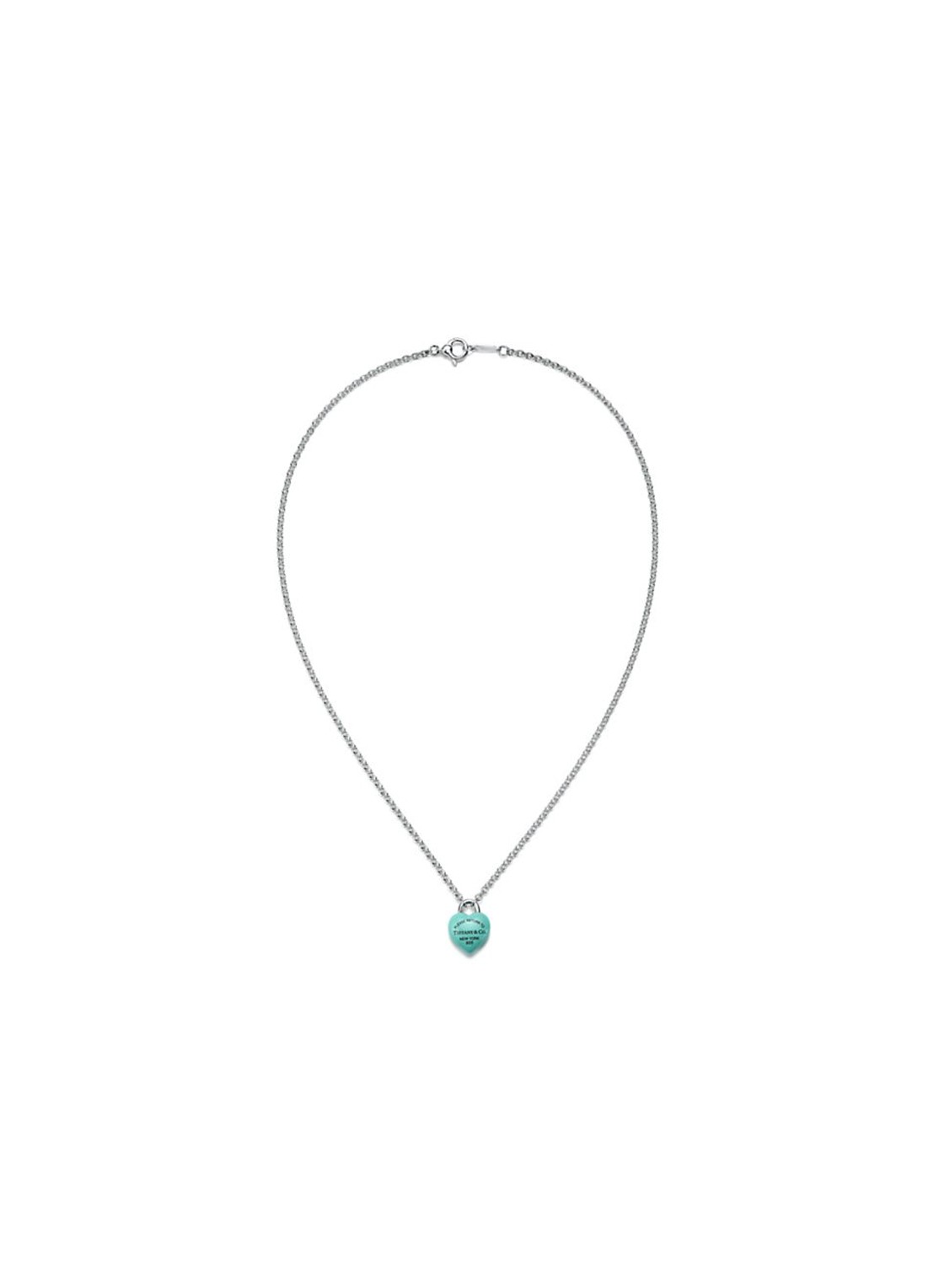 Tiffany & Co. Return to Tiffany® Full Heart ketting van sterling zilver met Tiffany Blue® 84605 - voorkant 4 undefined
