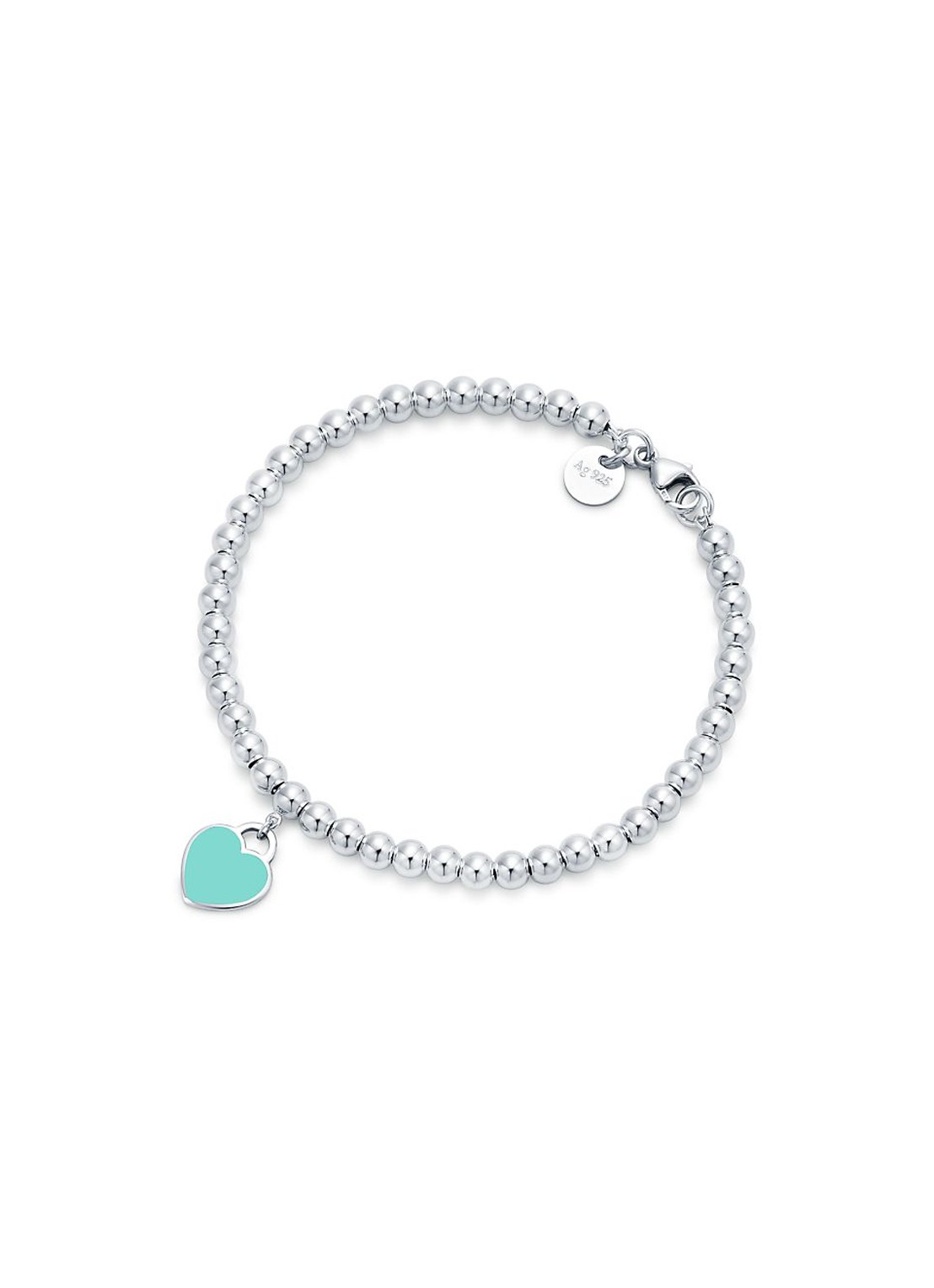Tiffany & Co. Return to Tiffany® Tiffany Blue® Heart Tag armband van sterling zilver 57196 - voorkant 4 undefined