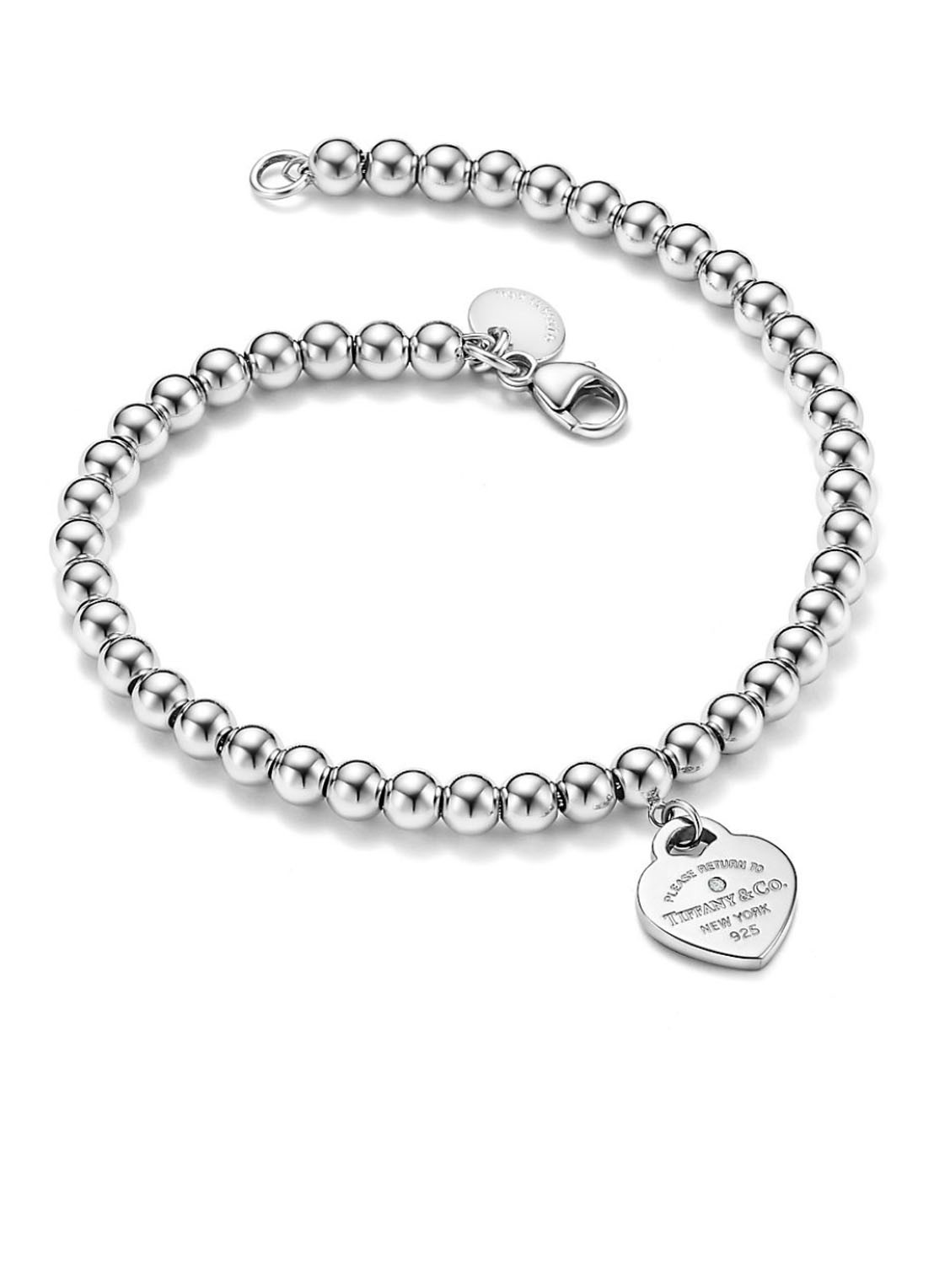 Tiffany & Co. Return to Tiffany™ Heart Tag armband van sterling zilver met diamant 18466 - detail 2 undefined