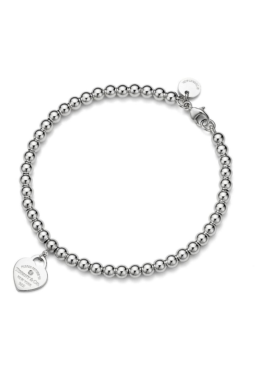 Tiffany & Co. Return to Tiffany™ Heart Tag armband van sterling zilver met diamant 18466 - voorkant 5 undefined