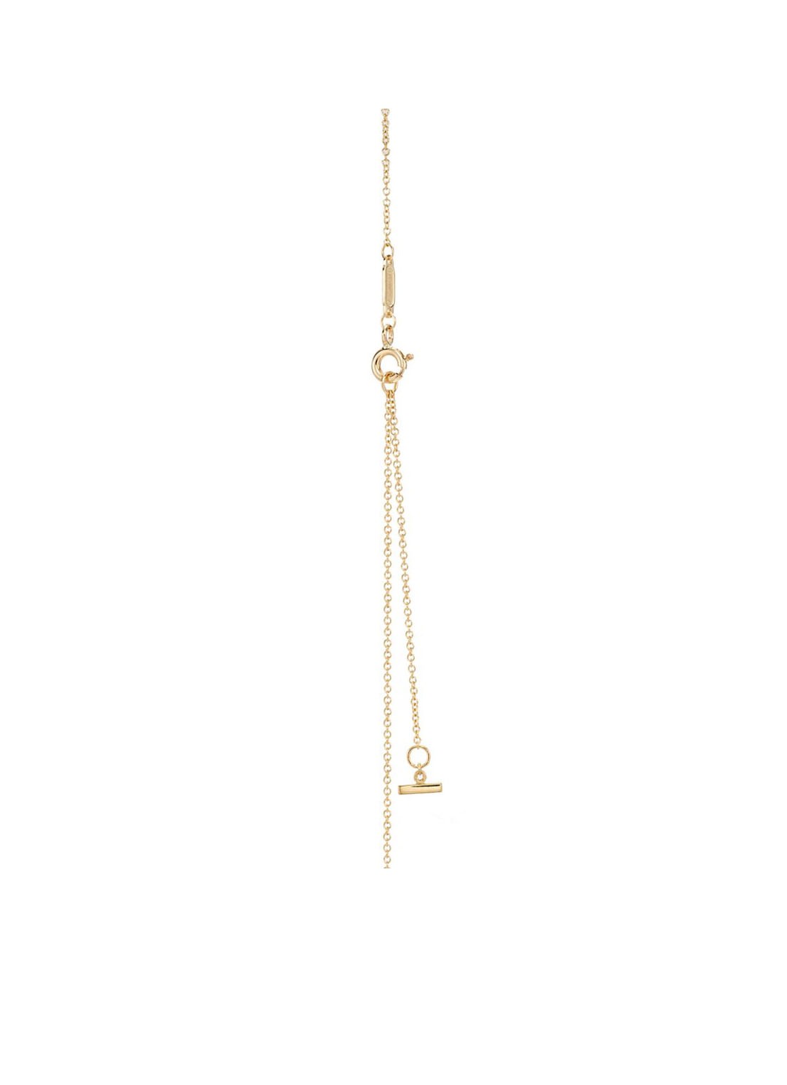Tiffany & Co. Smile Mini ketting van 18 karaat geelgoud met diamant en hanger 40243 - detail 4 undefined