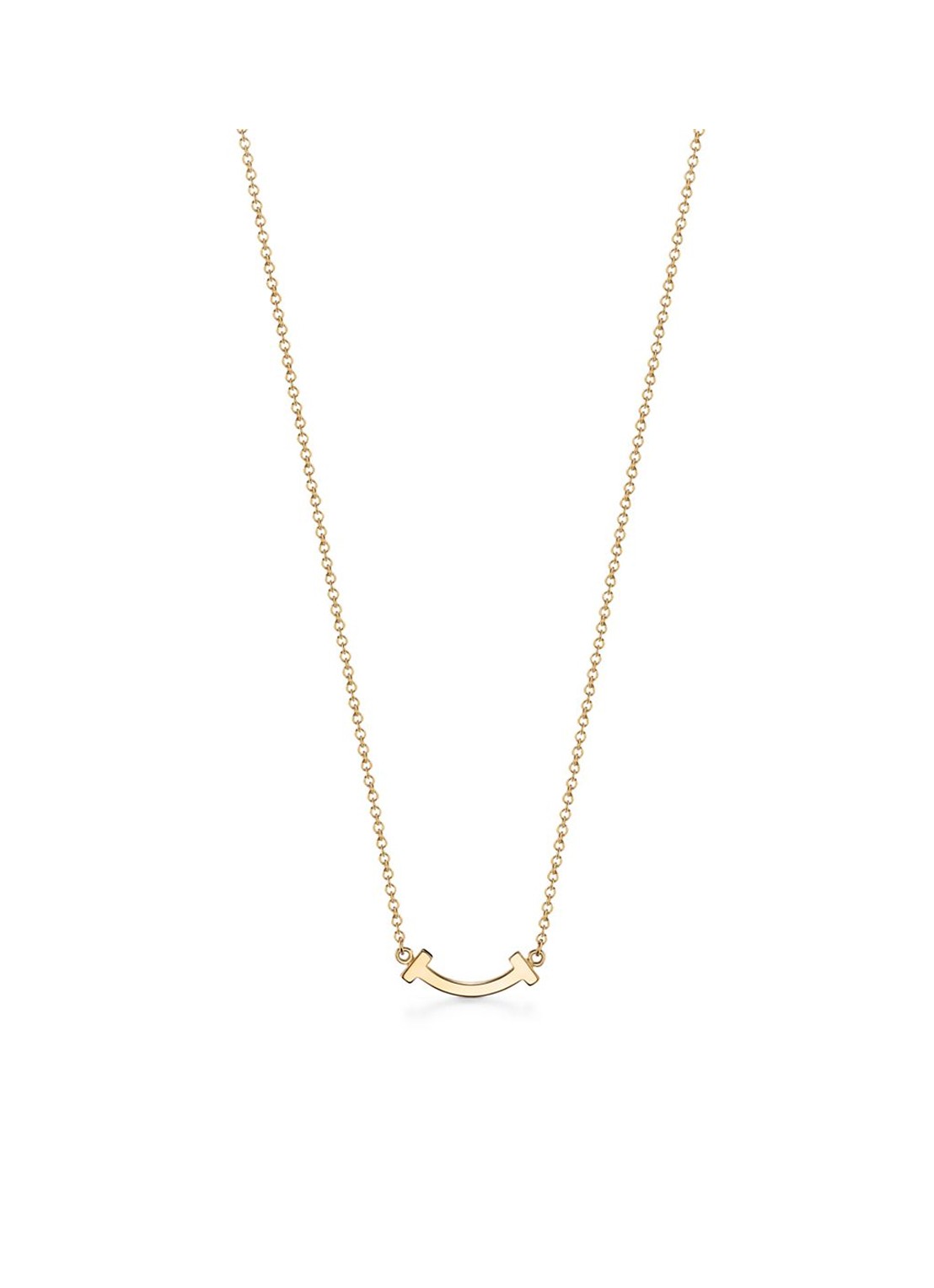 Tiffany & Co. Smile Mini ketting van 18 karaat geelgoud met hanger 40236 - voorkant 4 undefined