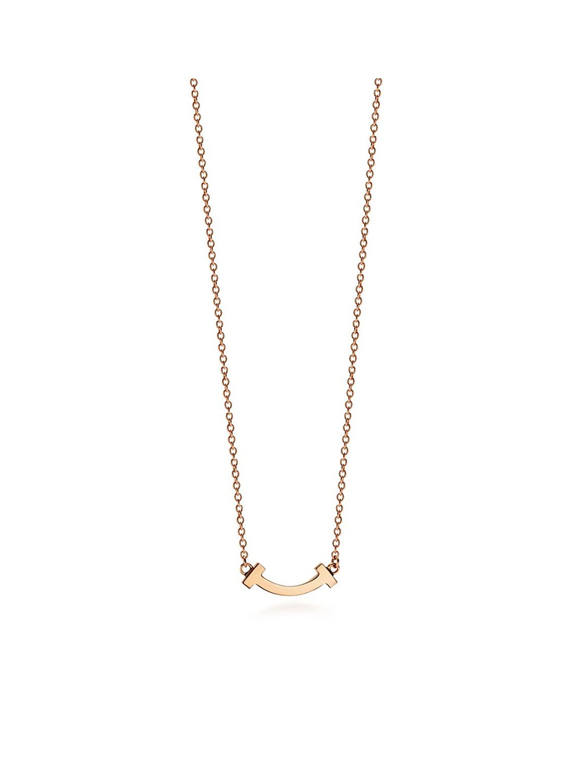 Tiffany & Co. Smile Mini ketting van 18 karaat roségoud met hanger 40247 - voorkant 2 undefined