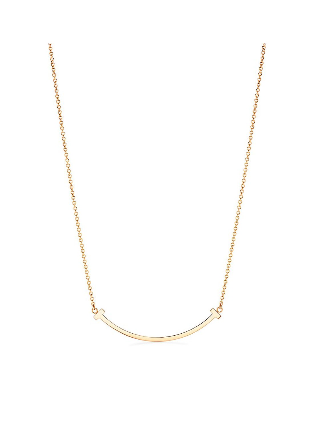 Tiffany & Co. Smile Small ketting van 18 karaat geelgoud met hanger 71976 - voorkant undefined