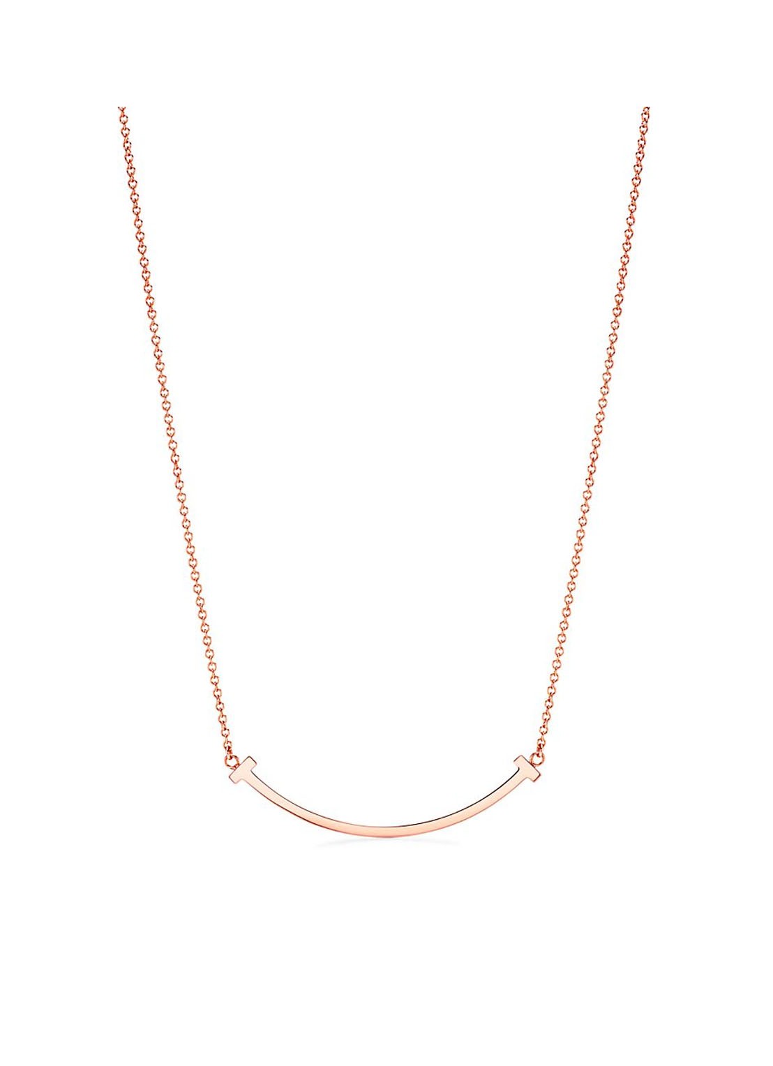 Tiffany & Co. Smile Small ketting van 18 karaat roségoud met hanger 71975 - voorkant 2 undefined