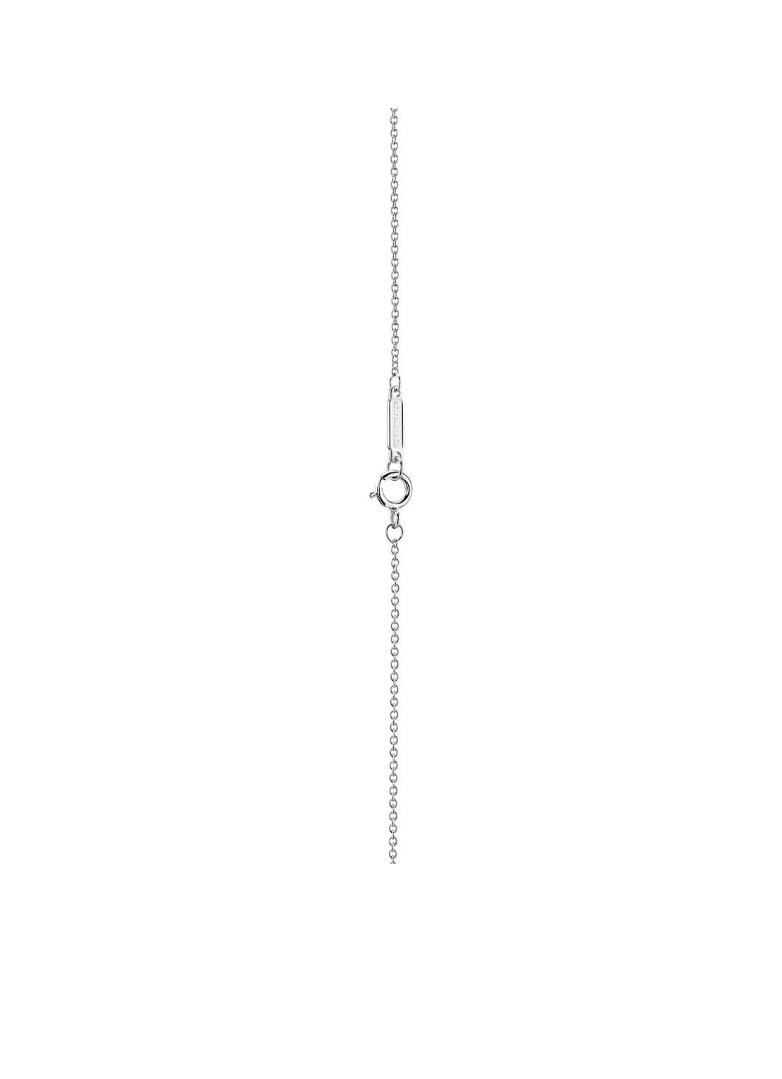 Tiffany & Co. Smile Small ketting van 18 karaat witgoud met diamant en hanger  71285 - detail 2 undefined