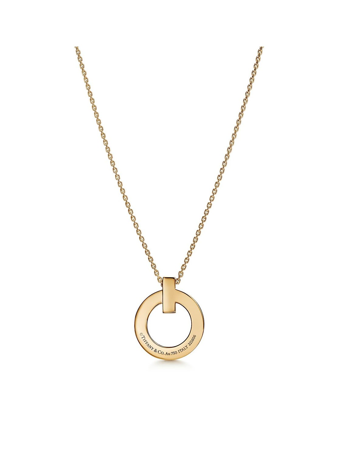 Tiffany & Co. T1 Circle Small ketting van 18 karaat geelgoud 76265 - detail 2 undefined