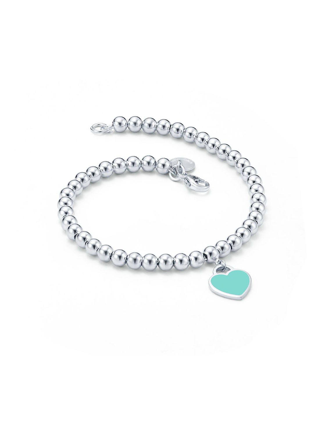 Tiffany & Co. Tiffany Blue Heart Tag kralenarmband van zilver, 4 mm 57196 - detail 2 undefined