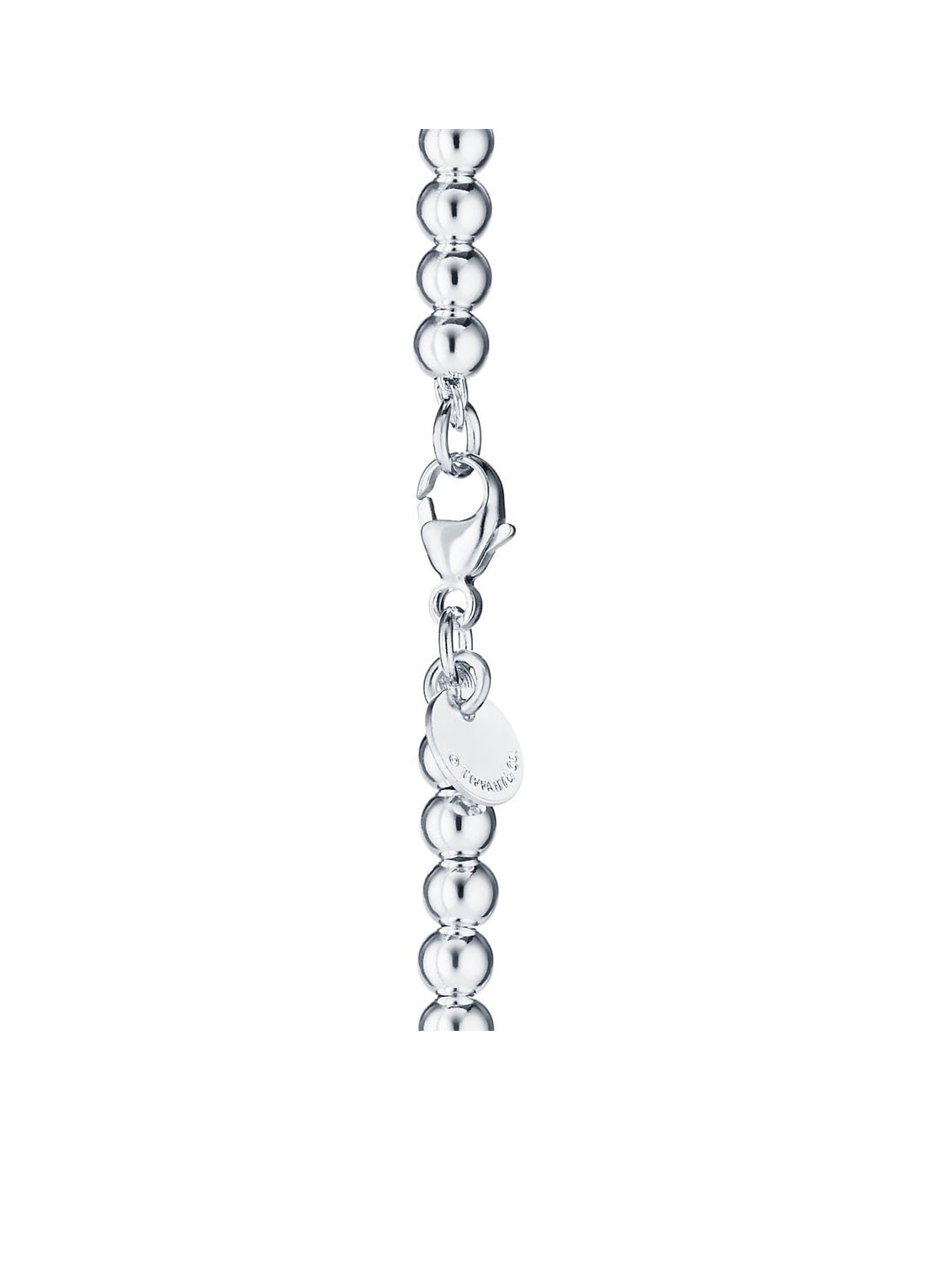 Tiffany & Co. Tiffany Blue Heart Tag kralenarmband van zilver, 4 mm 57196 - detail 3 undefined