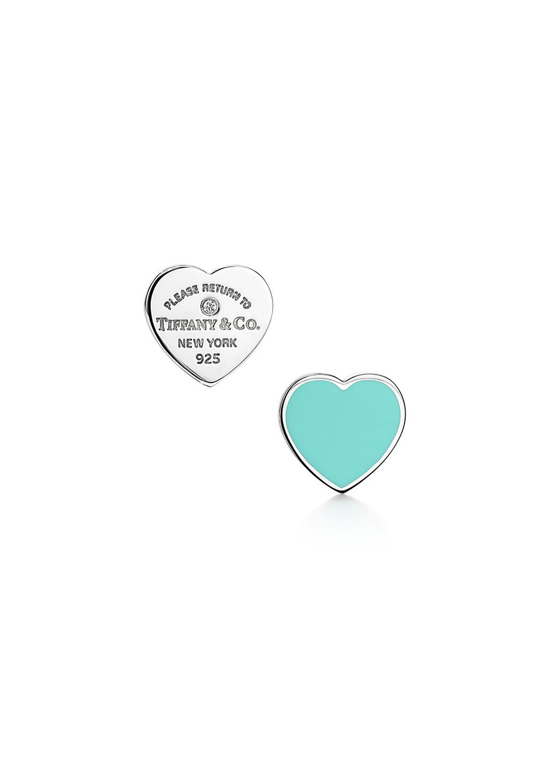 Tiffany & Co. Tiffany Blue Mini oorknopjes van sterling zilver met diamant 30942 - voorkant 4 undefined