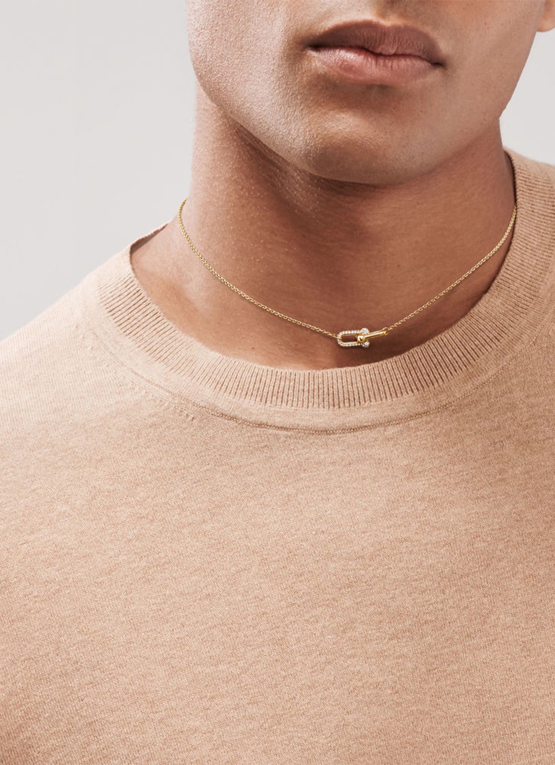 Tiffany & Co. Tiffany HardWear Double Link ketting van 18 karaat geelgoud met diamant 84802 - detail 4 undefined