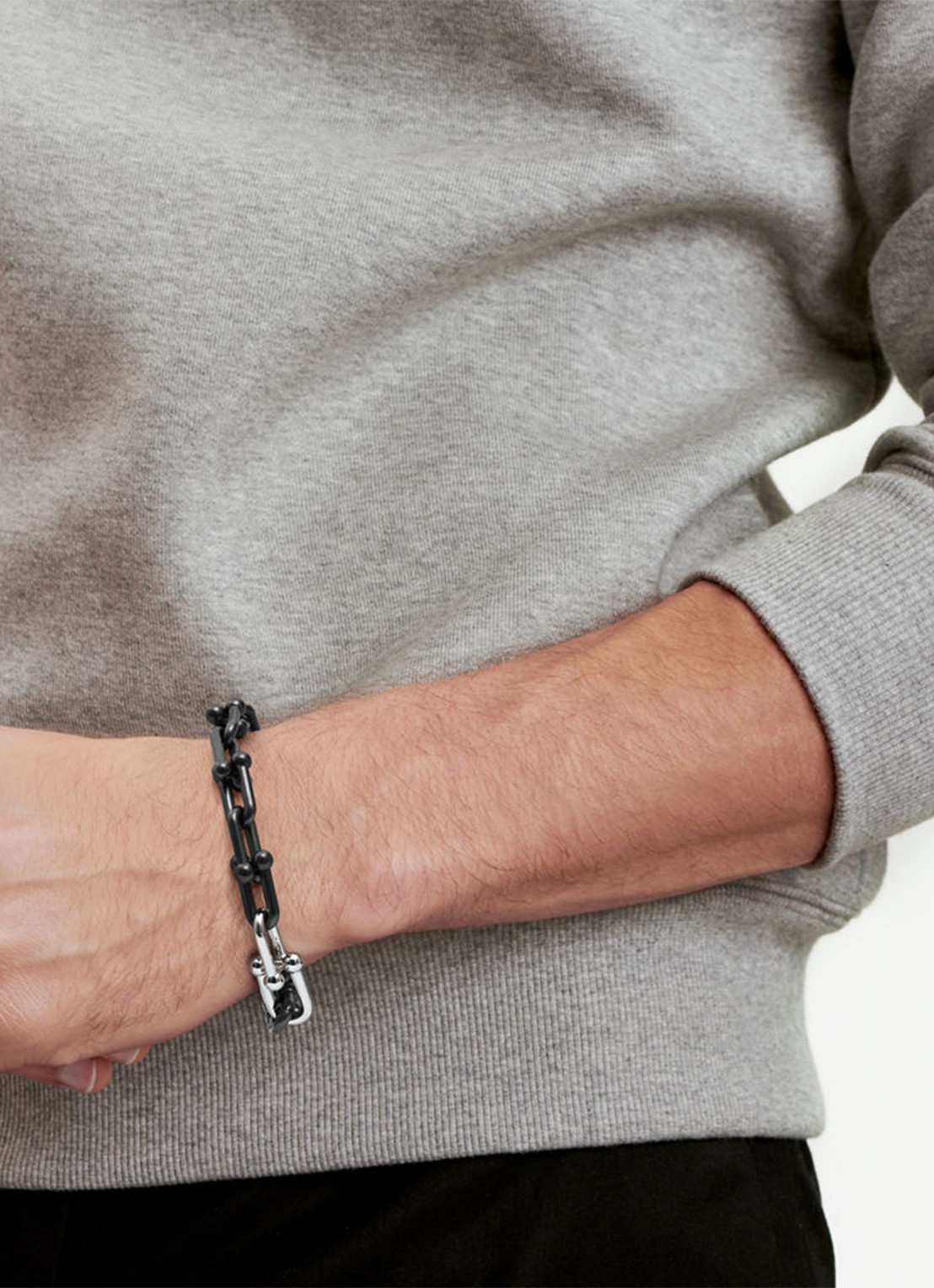 Tiffany & Co. Tiffany HardWear Large Link armband met 18 karaat witgoud 83662 - detail 3 undefined