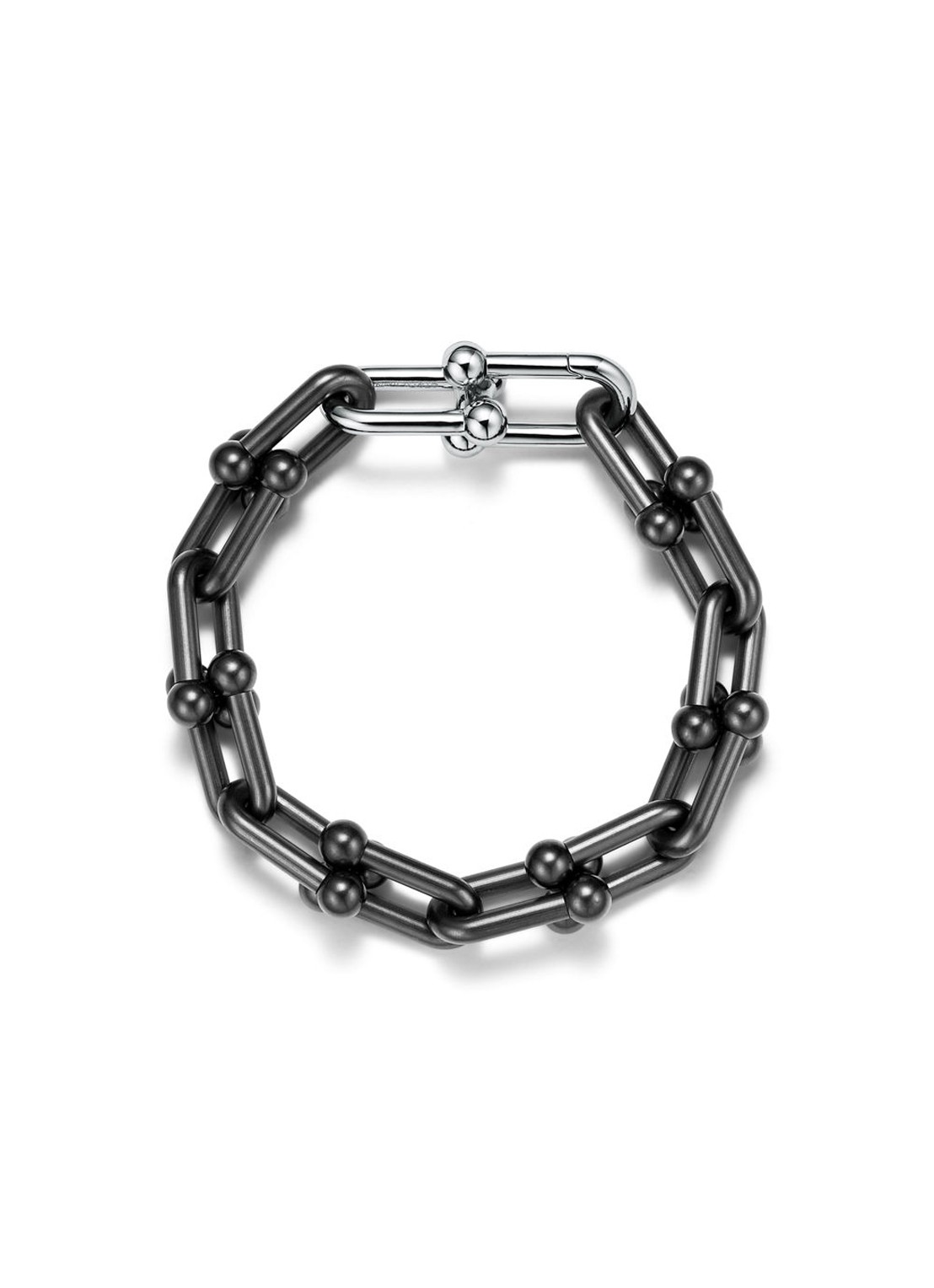 Tiffany & Co. Tiffany HardWear Large Link armband met 18 karaat witgoud 83662 - voorkant undefined