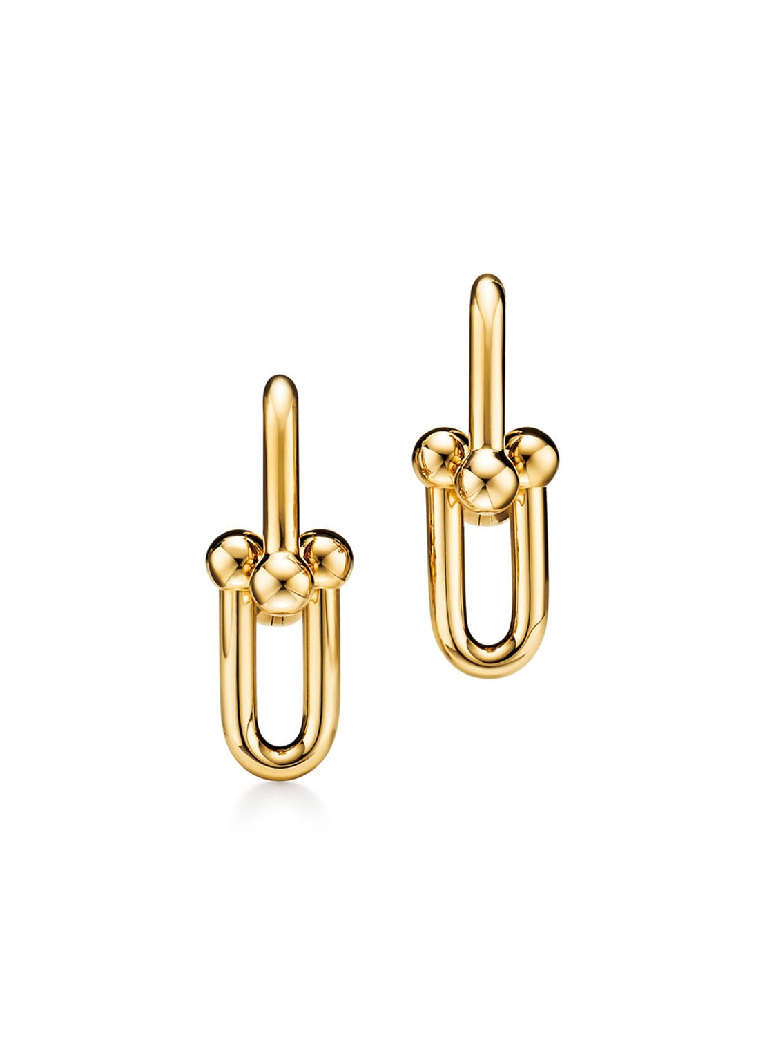 Tiffany & Co. Tiffany HardWear Medium Link oorhangers van 18 karaat geelgoud 81775 - voorkant 5 undefined