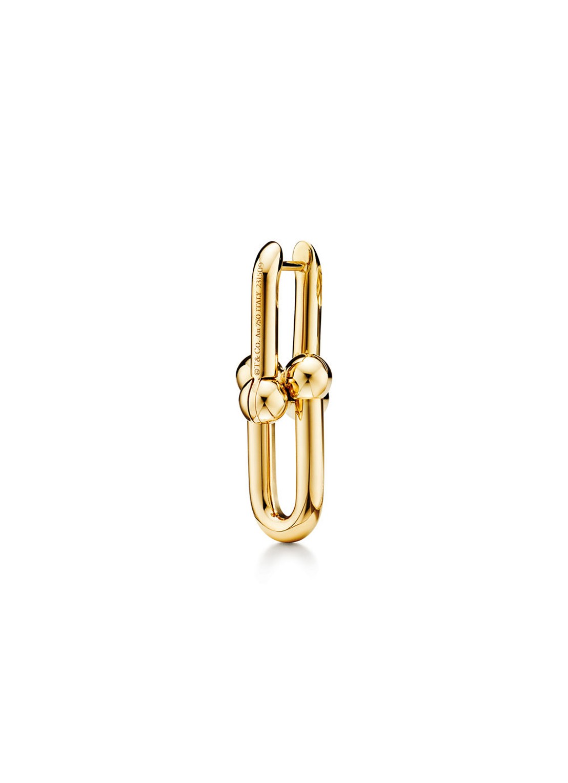 Tiffany & Co. Tiffany HardWear Medium Link oorhangers van 18 karaat geelgoud 81775 - voorkant 6 undefined