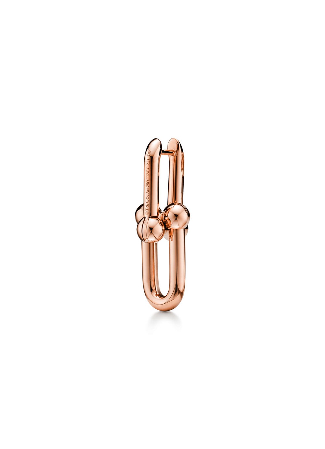 Tiffany & Co. Tiffany HardWear Medium Link oorhangers van 18 karaat roségoud 81776 - detail 4 undefined