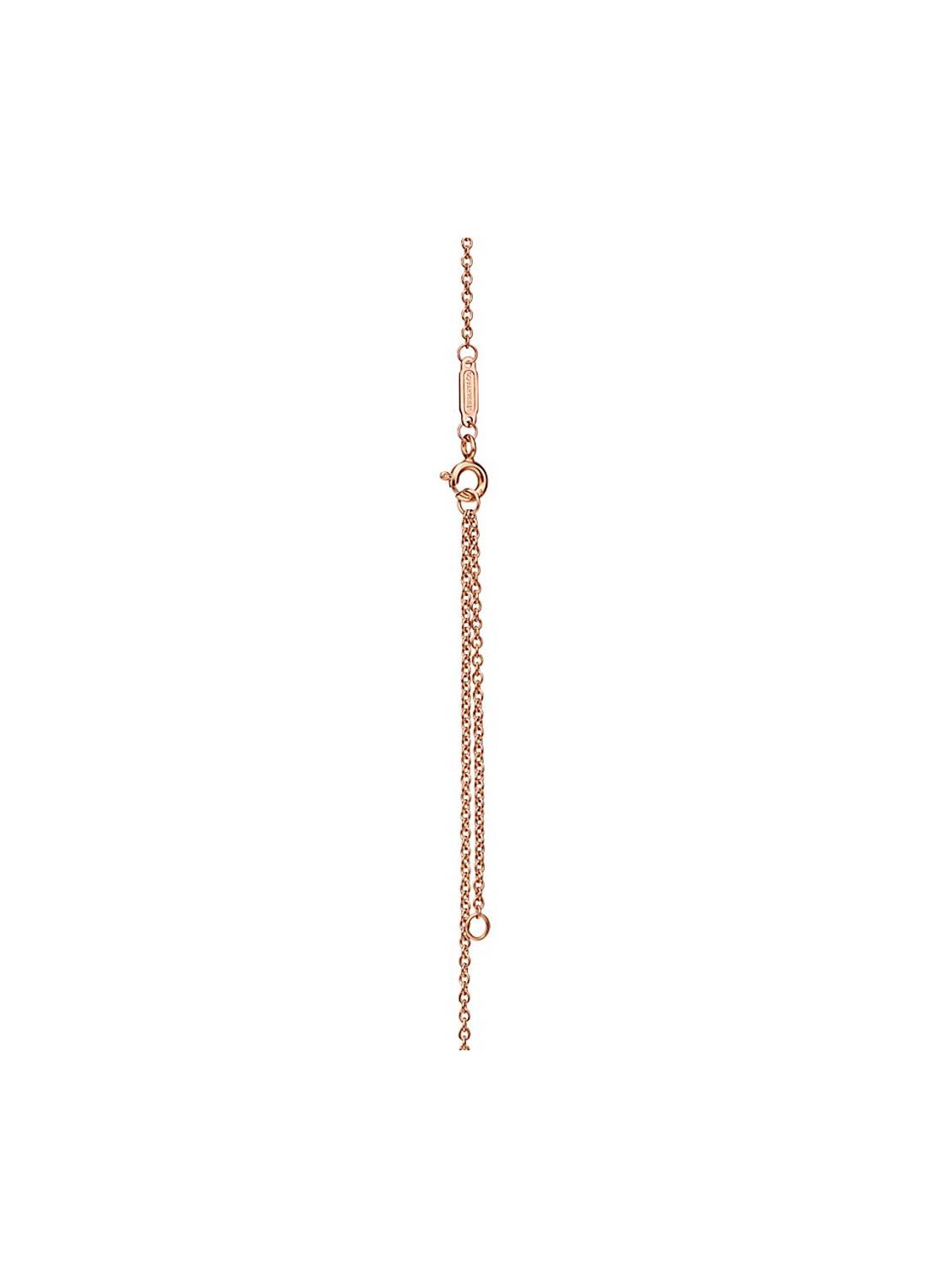 Tiffany & Co. Tiffany Knot ketting  van 18 karaat roségoud met diamant 86025 - detail 4 undefined