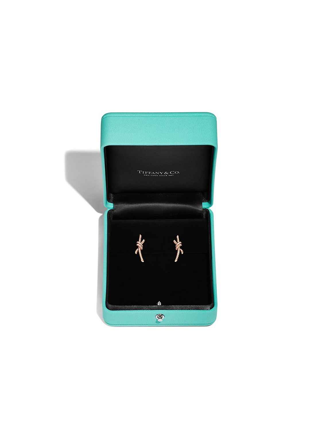 Tiffany & Co. Tiffany Knot oorstekers van 18 karaat roségoud met diamant 85817 - detail 3 undefined