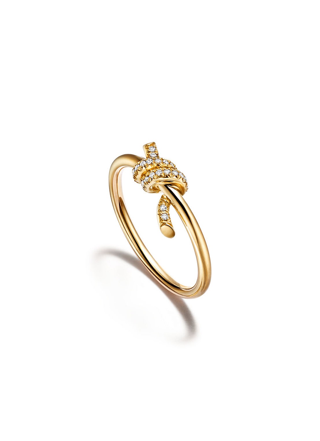 Tiffany & Co. Tiffany Knot ring van 18 karaat geelgoud met diamant 6692 - detail 2 undefined