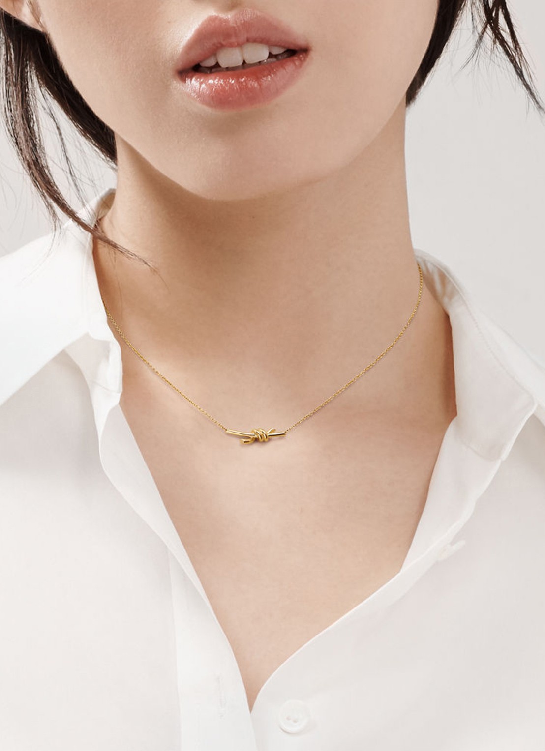 Tiffany & Co. Tiffany Knot Small ketting van 18 karaat geelgoud 84886 - detail 2 undefined