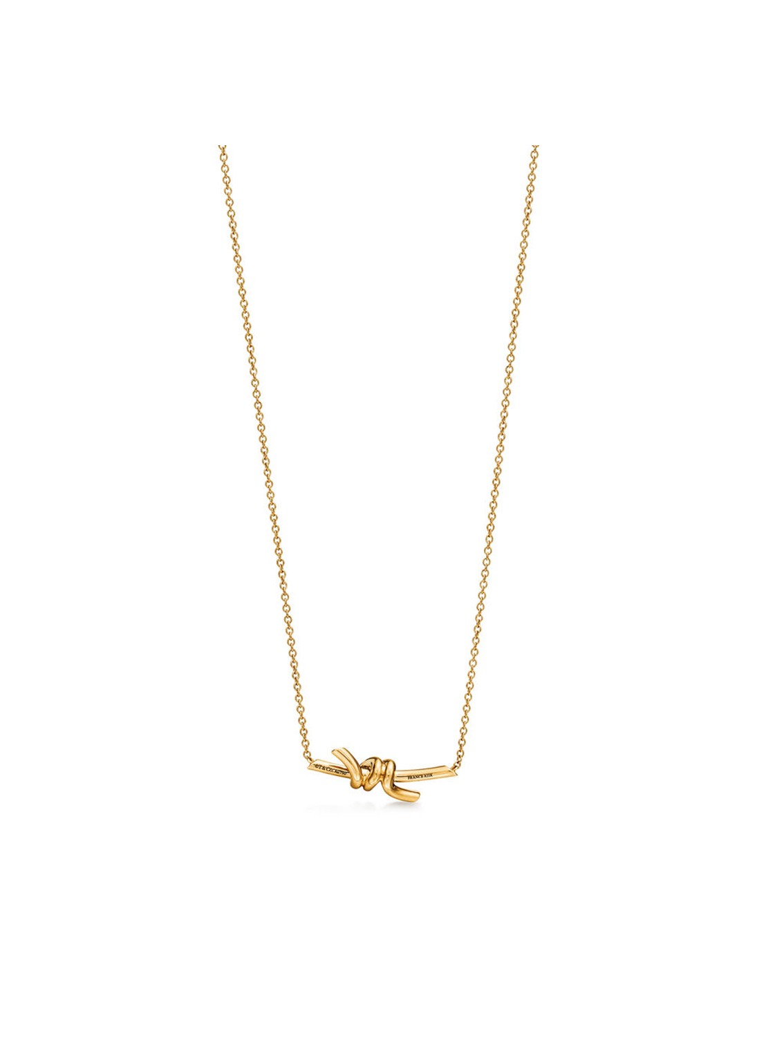 Tiffany & Co. Tiffany Knot Small ketting van 18 karaat geelgoud 84886 - voorkant 6 undefined