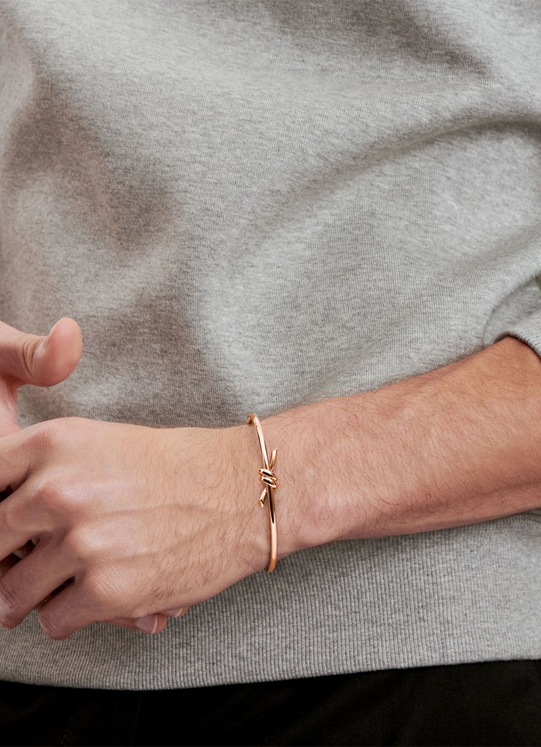 Tiffany & Co. Tiffany Knot Wire bangle van 18 karaat roségoud 57638 - detail 4 undefined