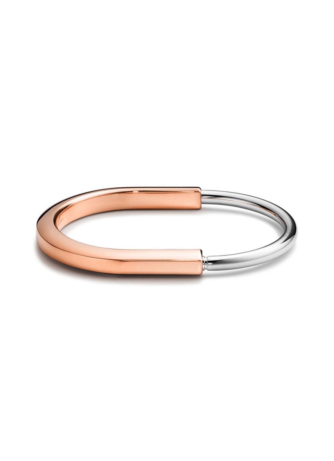 Tiffany & Co. Tiffany Lock bangle van 18 karaat rosé- en witgoud 78990 - voorkant 2 undefined