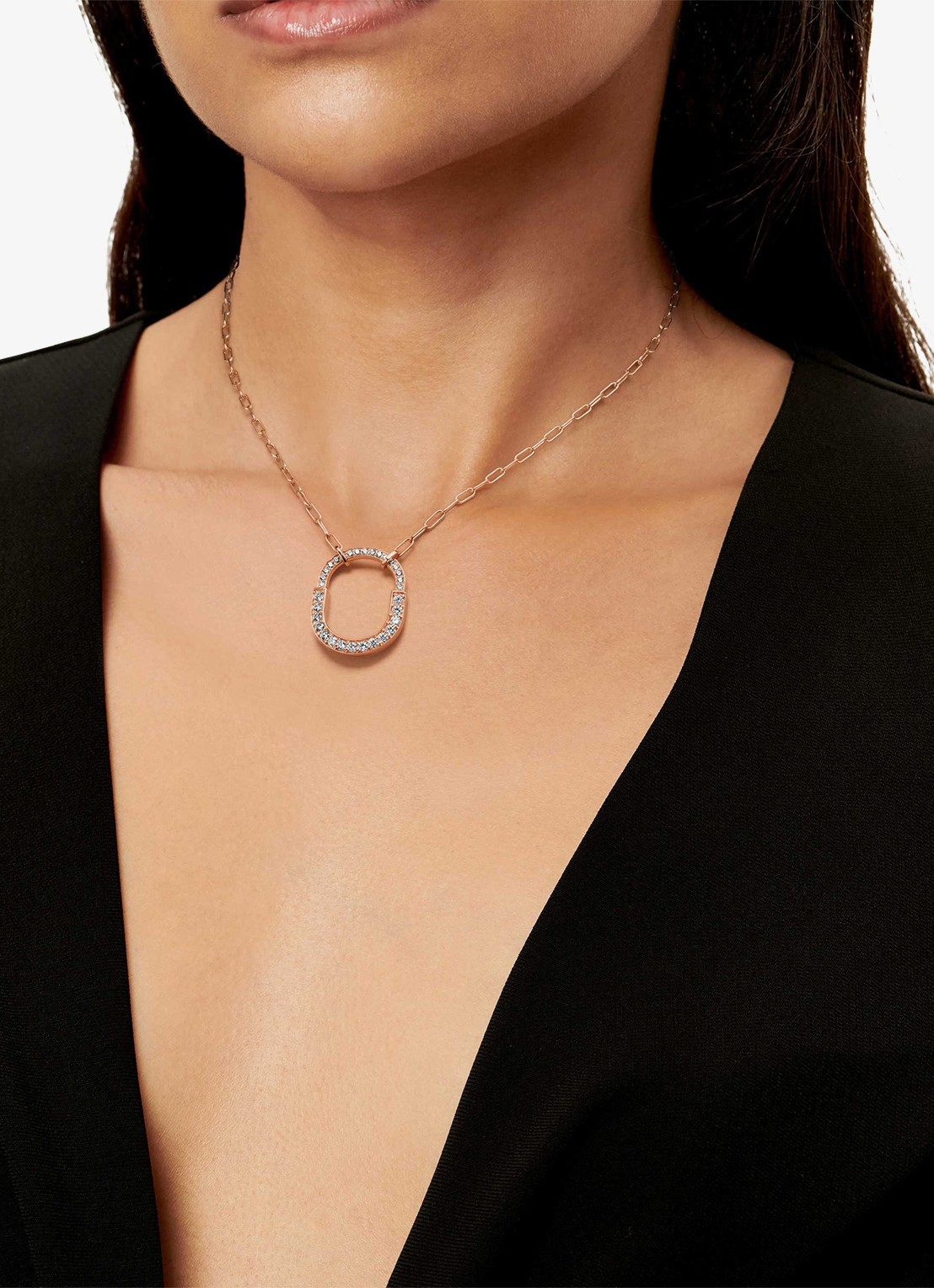 Tiffany & Co. Tiffany Lock ketting van 18 karaat roségoud met diamant 77314 - detail 3 undefined