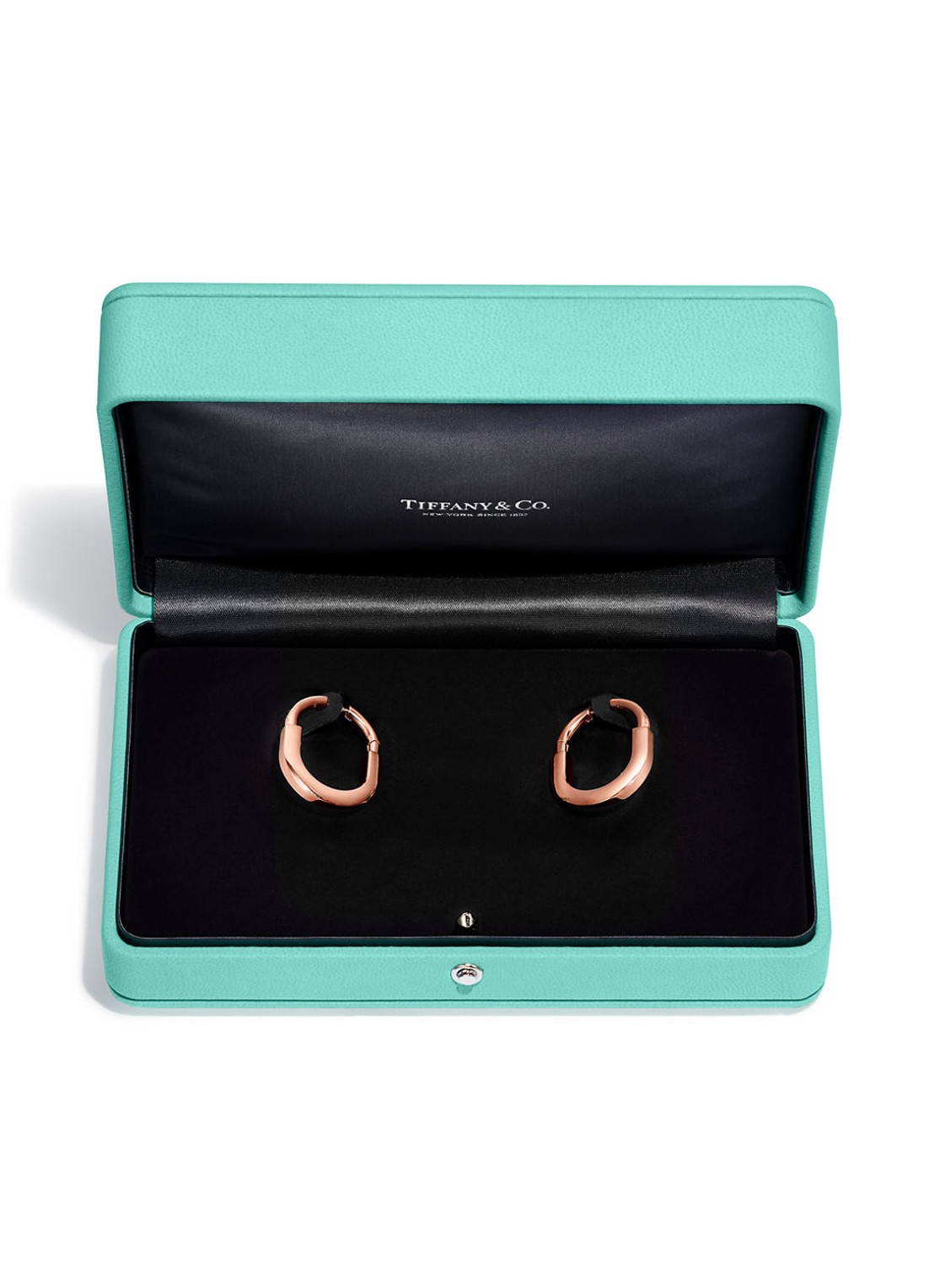 Tiffany & Co. Tiffany Lock Medium oorringen van 18 karaat roségoud met diamant 77294 - detail 3 undefined