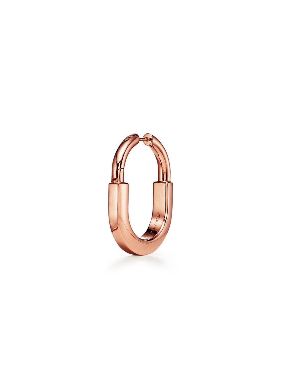 Tiffany & Co. Tiffany Lock Medium oorringen van 18 karaat roségoud met diamant 77294 - voorkant 5 undefined