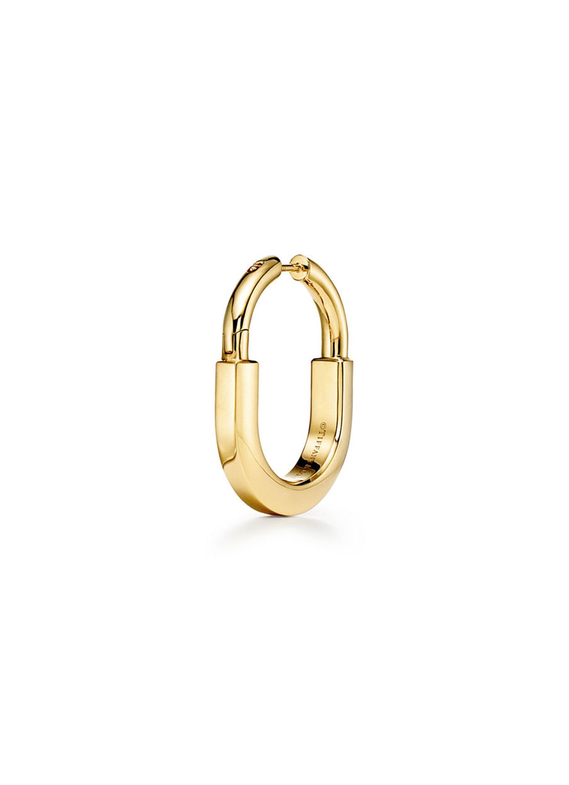 Tiffany & Co. Tiffany Lock oorringen van 18 karaat geelgoud met diamanten, Medium 77295 - detail 4 undefined