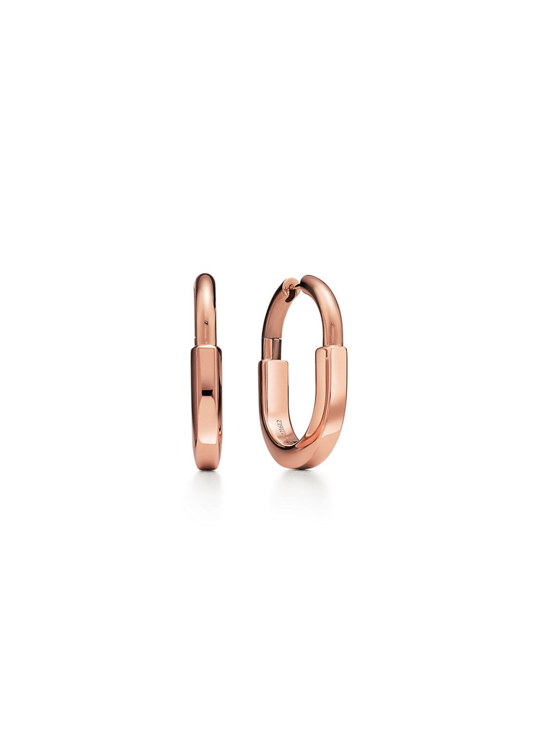 Tiffany & Co. Tiffany Lock oorringen van 18 karaat roségoud, Medium 77297 - voorkant undefined