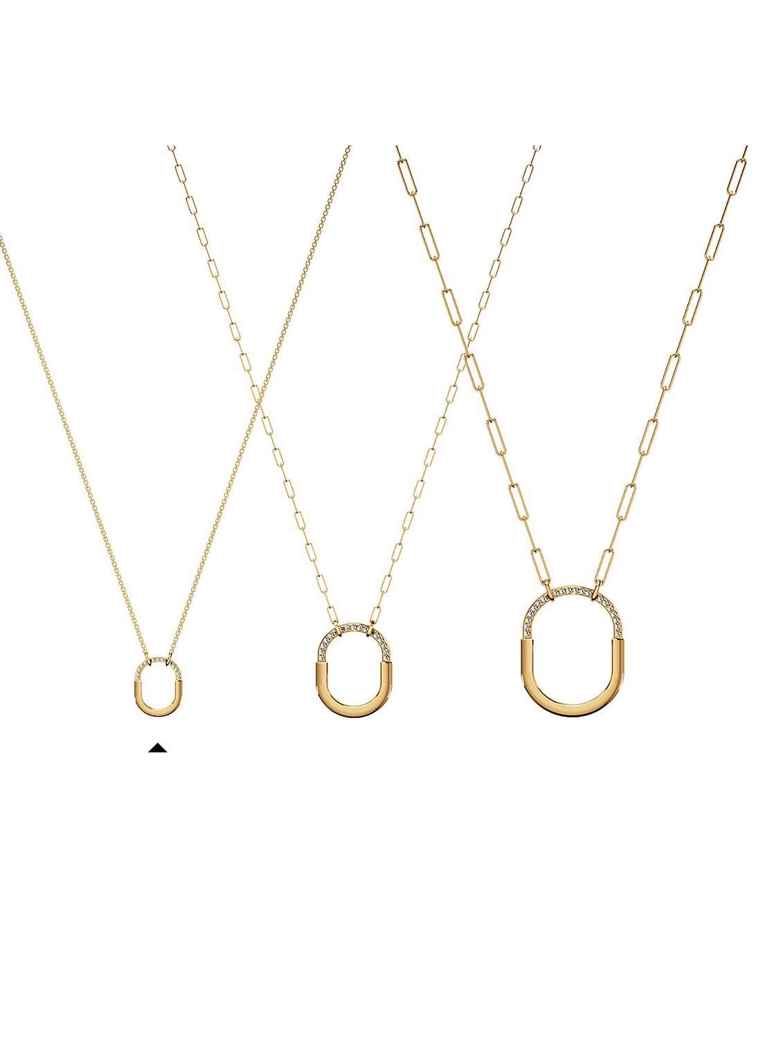 Tiffany & Co. Tiffany Lock Small ketting van 18 karaat geelgoud met diamant 82993 - detail 6 undefined