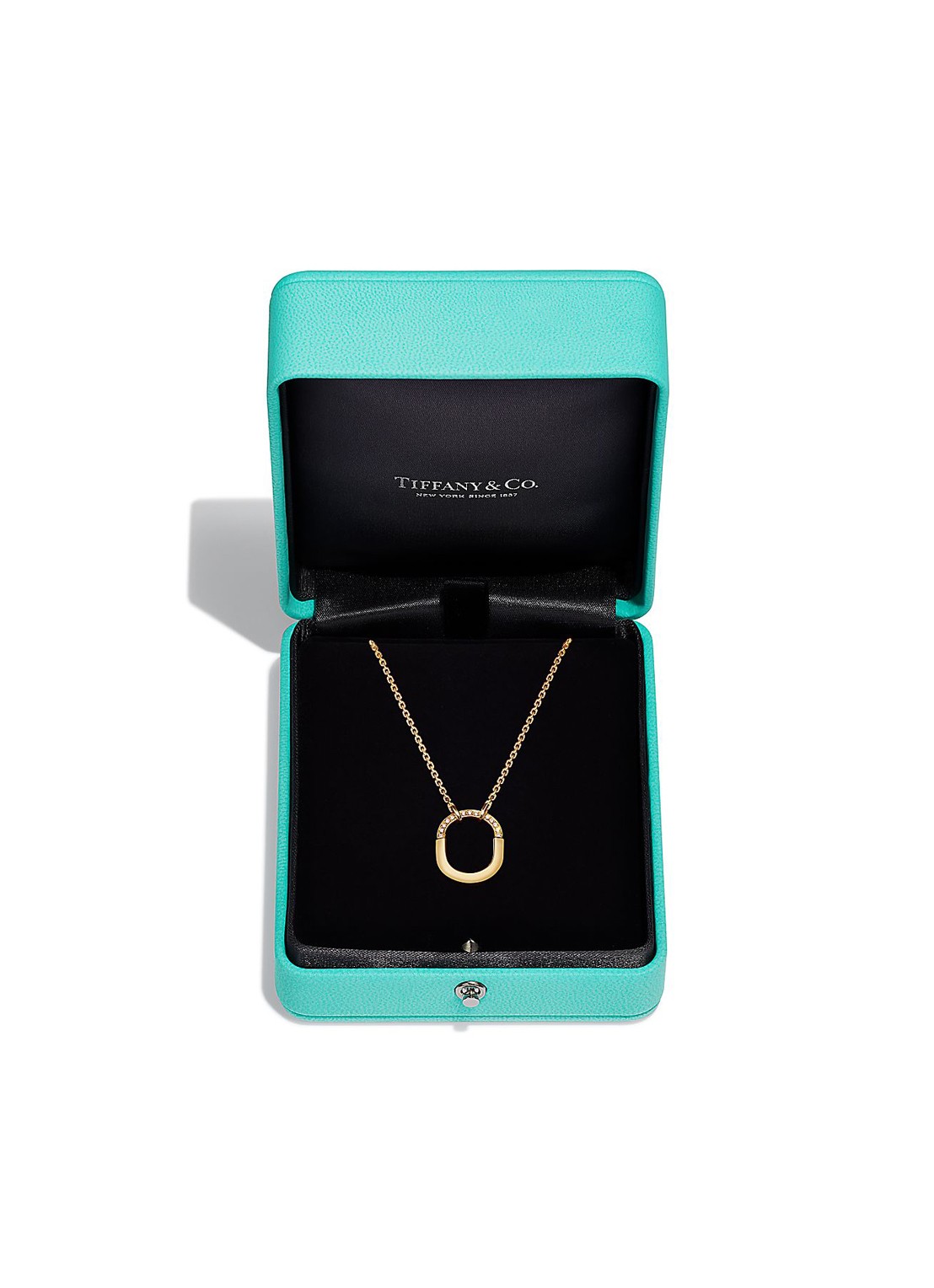 Tiffany & Co. Tiffany Lock Small ketting van 18 karaat geelgoud met diamant 82993 - detail 7 undefined
