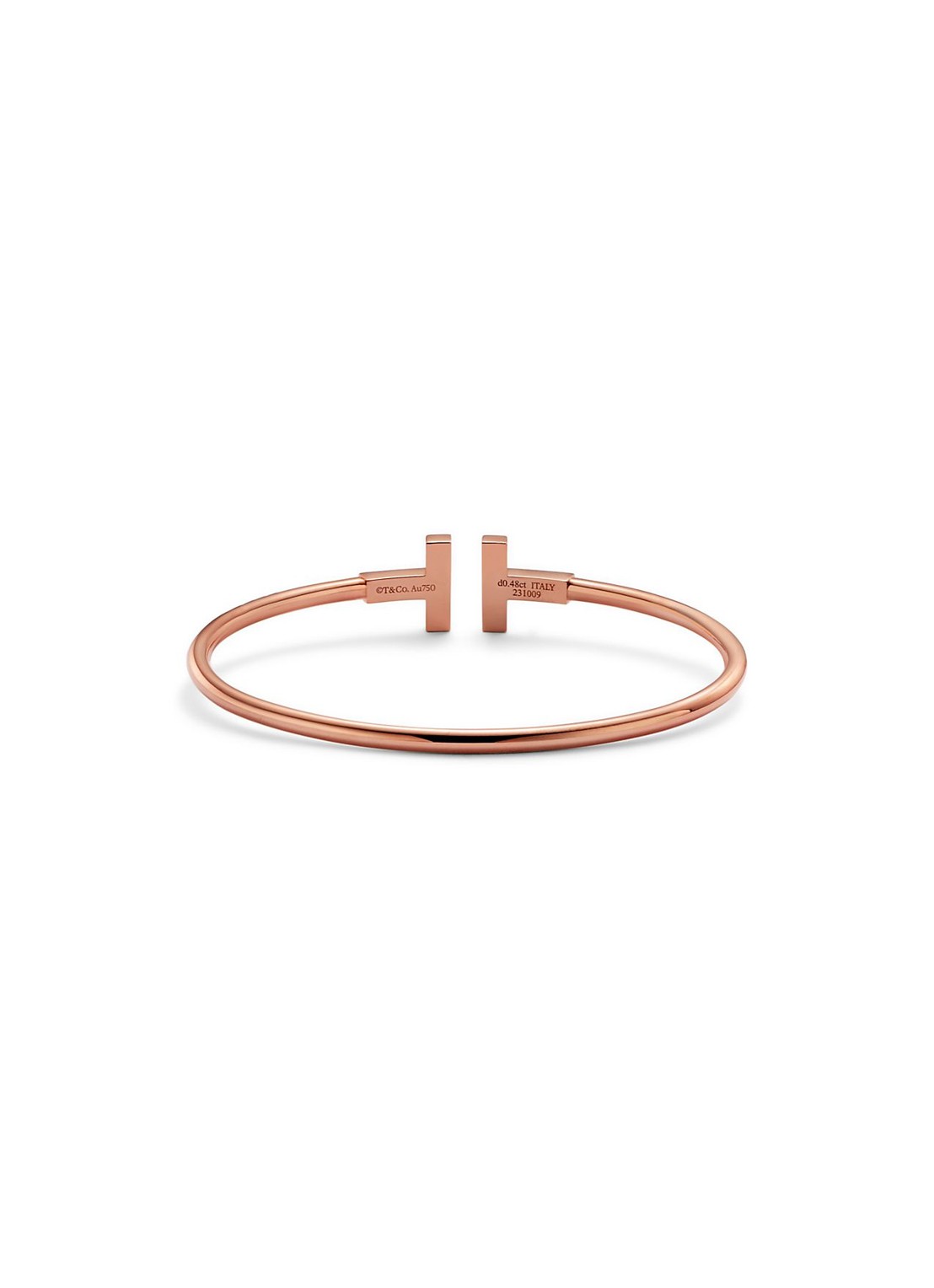 Tiffany & Co. Tiffany T bangle van 18 karaat roségoud met diamant 80874 - detail 2 undefined