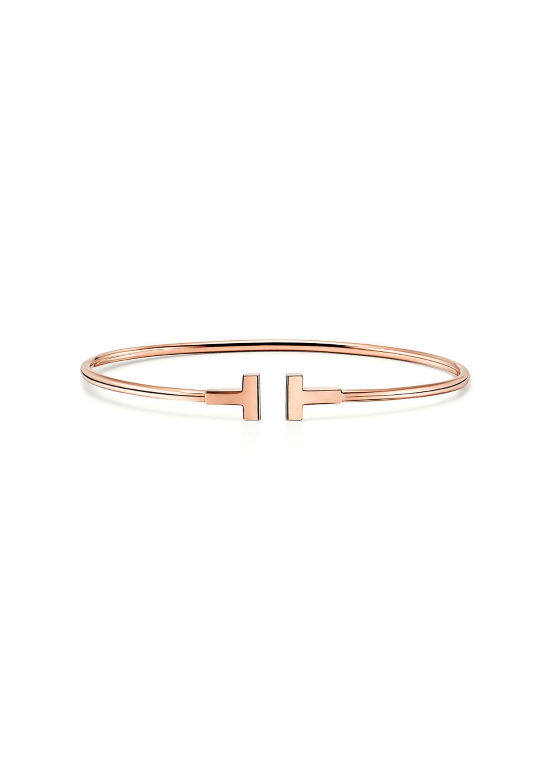 Tiffany & Co. Tiffany T Narrow Wire bangle van 18 karaat roségoud 69754 - voorkant undefined