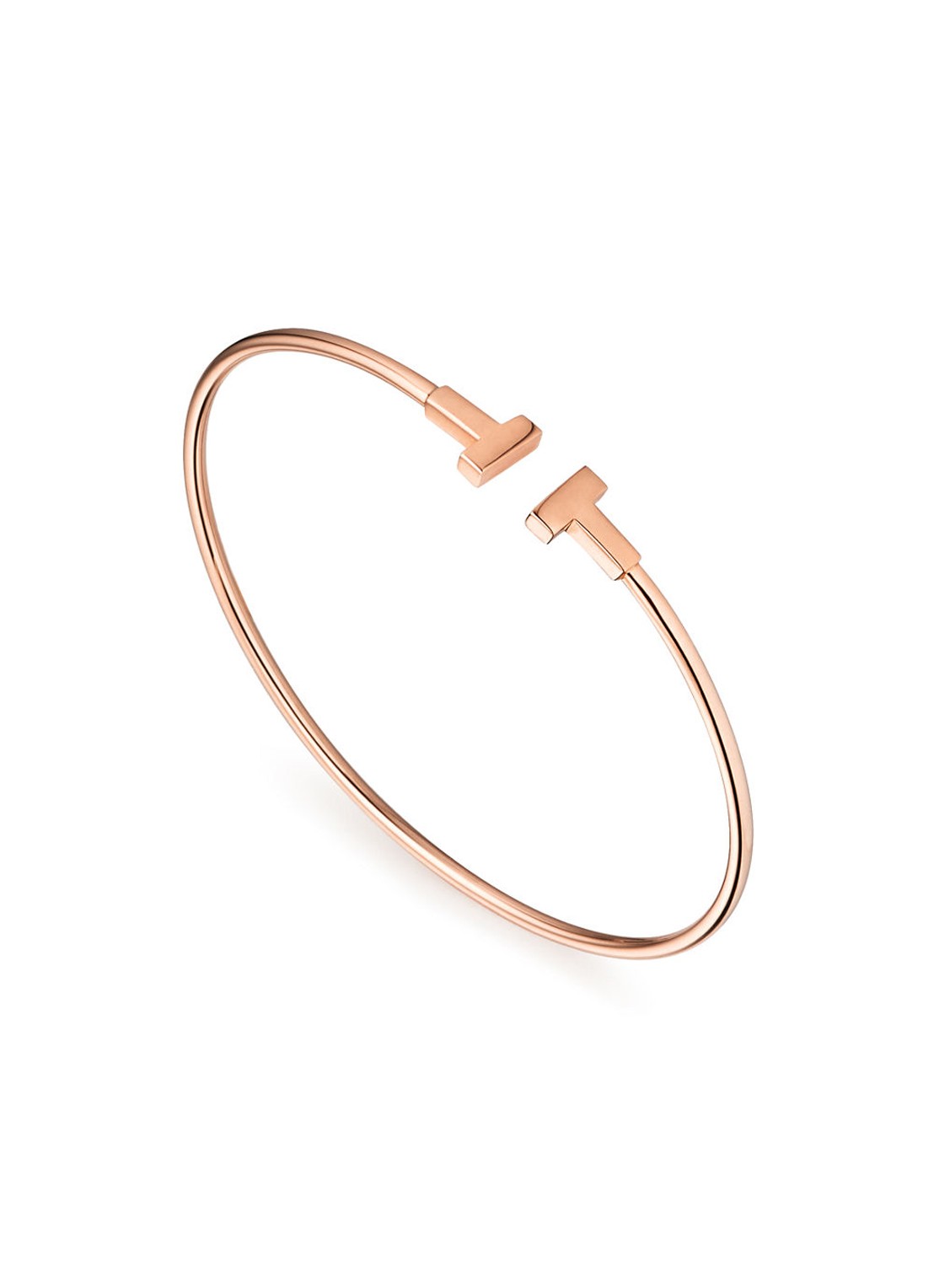 Tiffany & Co. Tiffany T Narrow Wire bangle van 18 karaat roségoud 69754 - voorkant 2 undefined