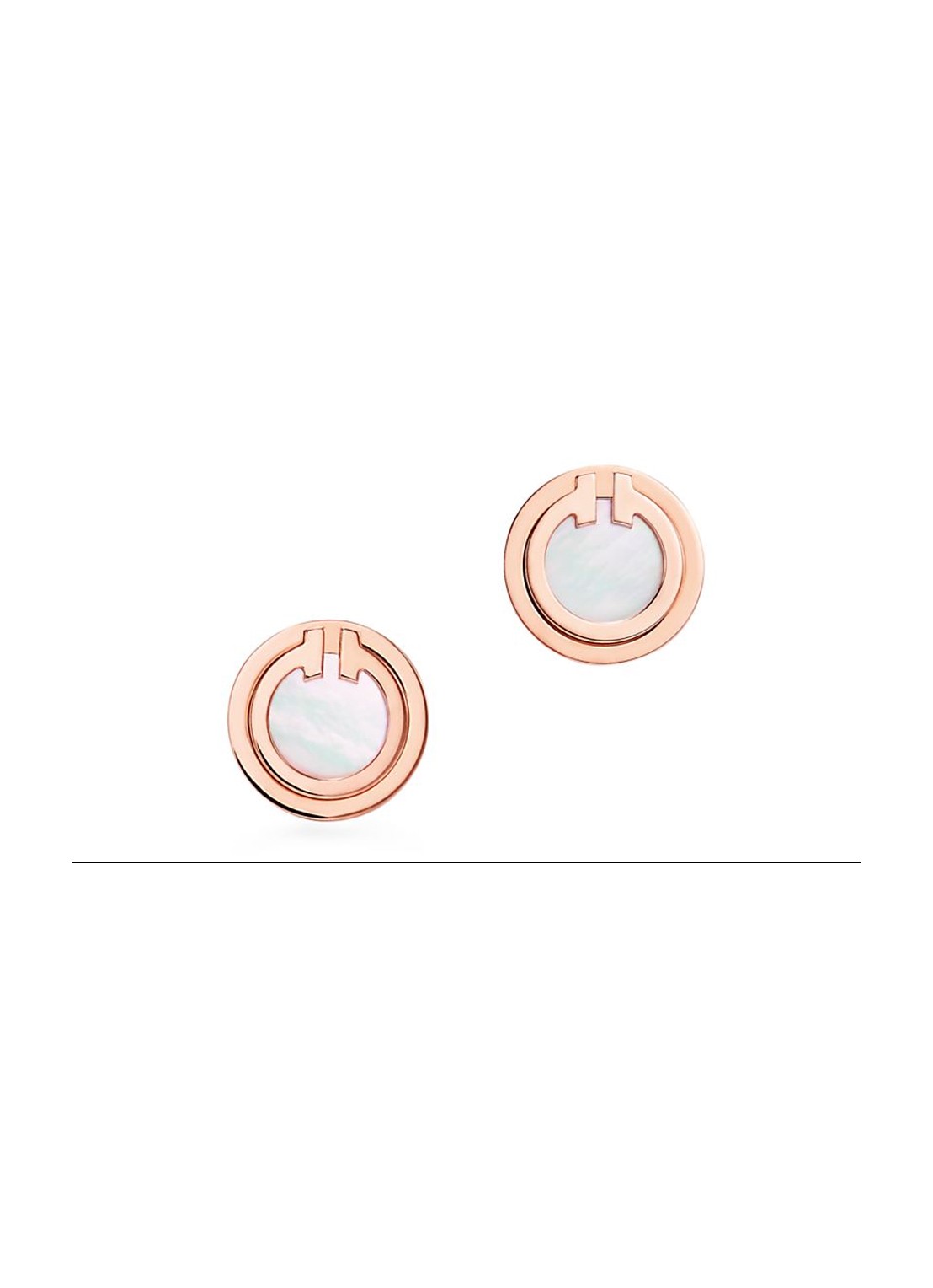 Tiffany & Co. Tiffany T oorknopjes van 18 karaat roségoud 57953 - voorkant undefined