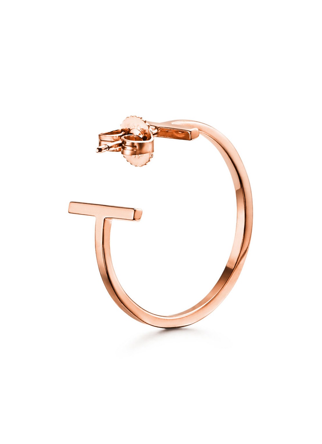 Tiffany & Co. Tiffany T oorringen van 18 karaat roségoud 71105 - voorkant 2 undefined