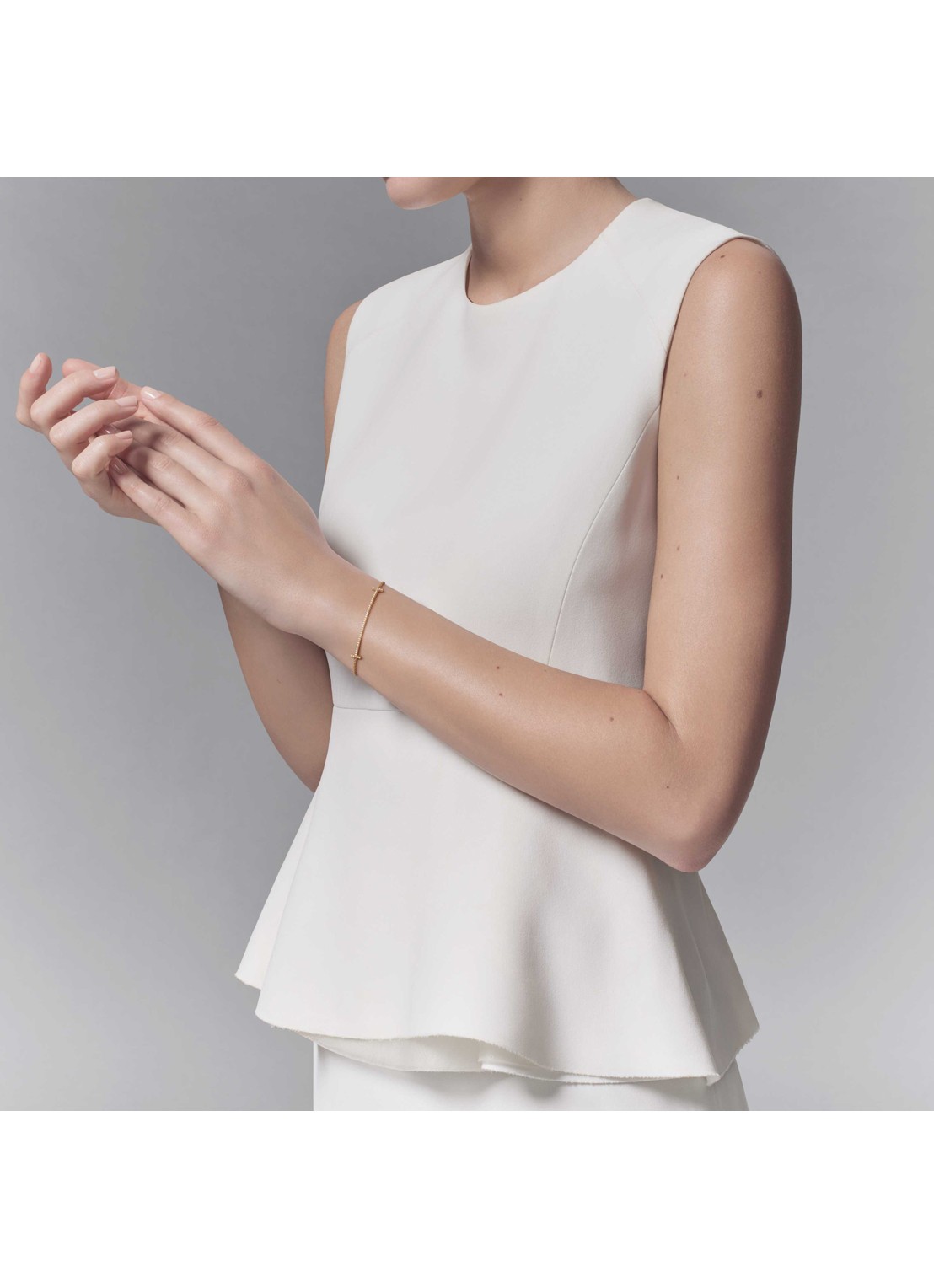 Tiffany & Co. Tiffany T Smile armband van 18 karaat geelgoud met diamant 74017 - achterkant 5 undefined